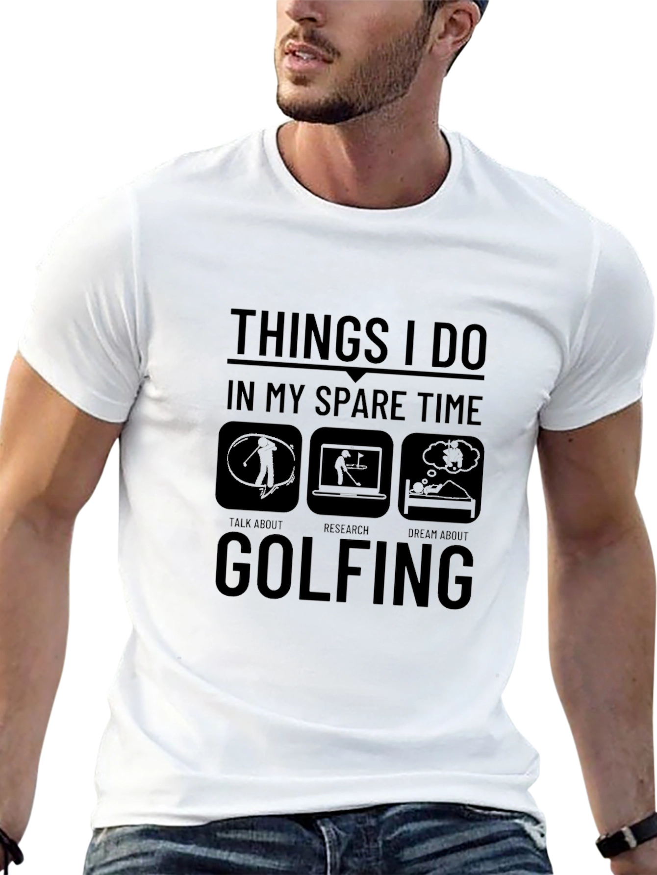 Golfing Spare Time Tee