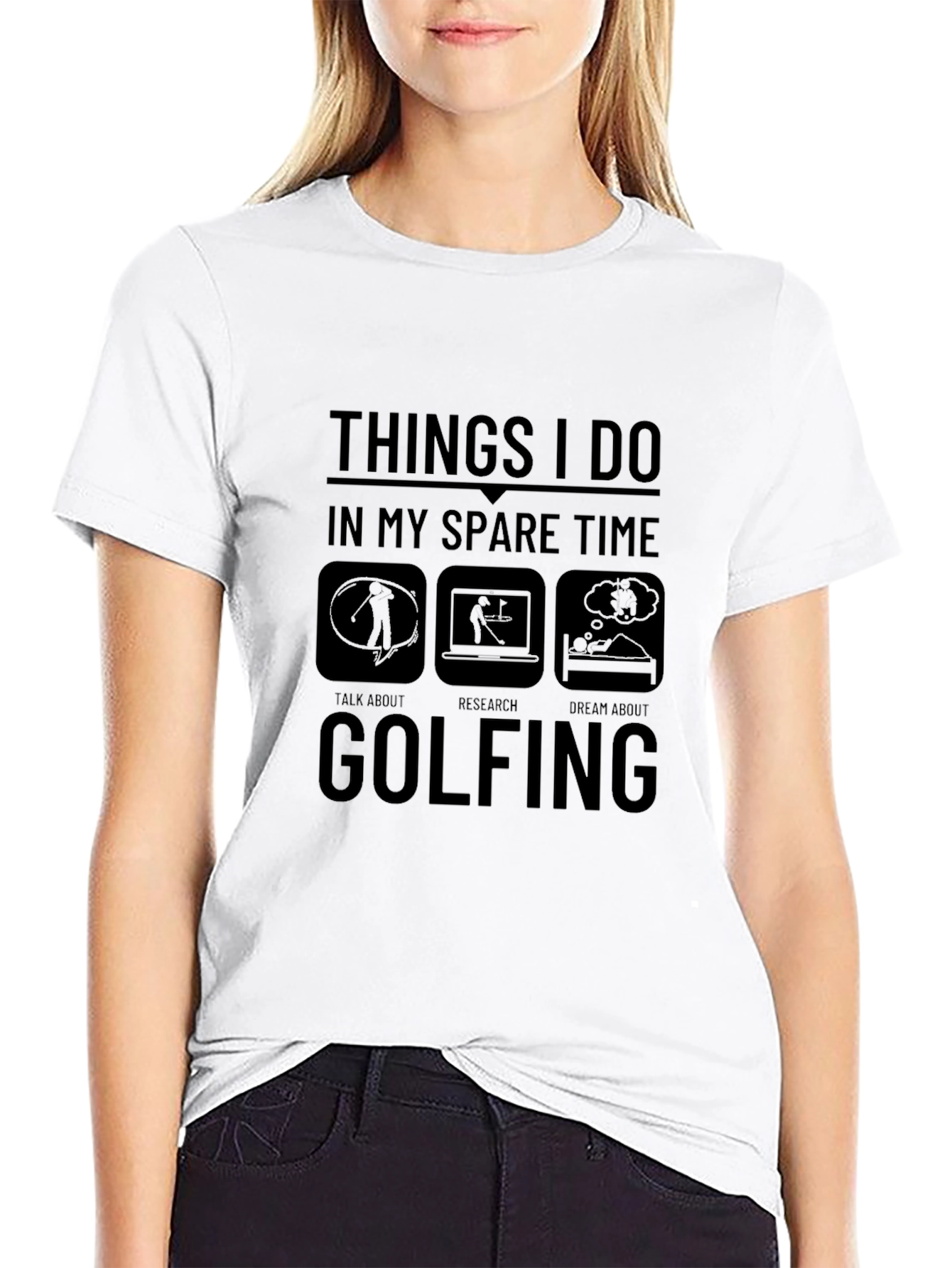 Golfing Spare Time Tee