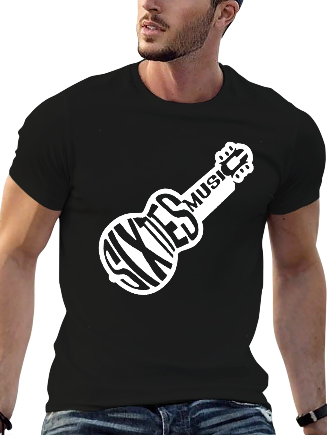Music Vibes Black Tee