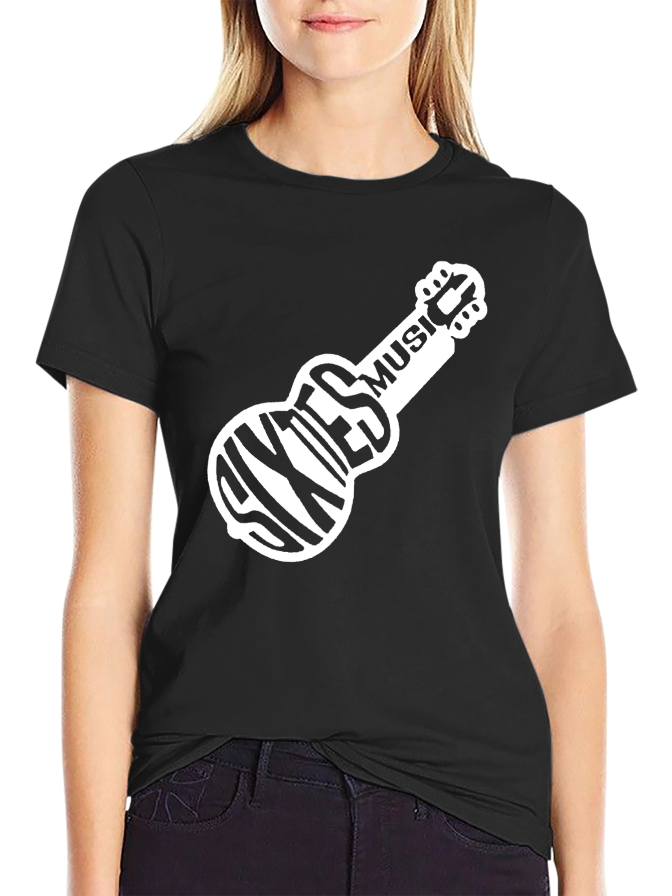 Music Vibes Black Tee