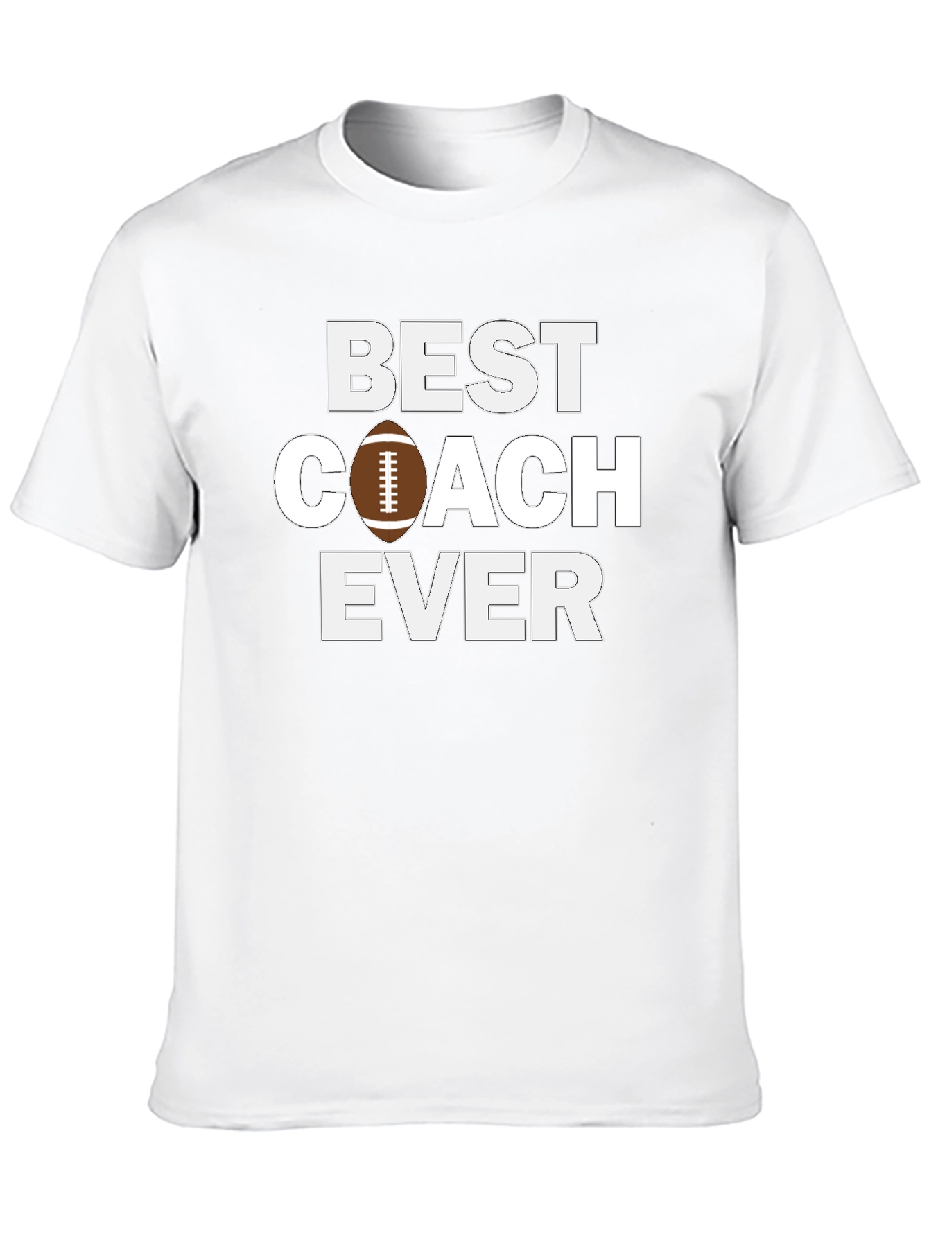 Best Coach Ever Football T-Shirt