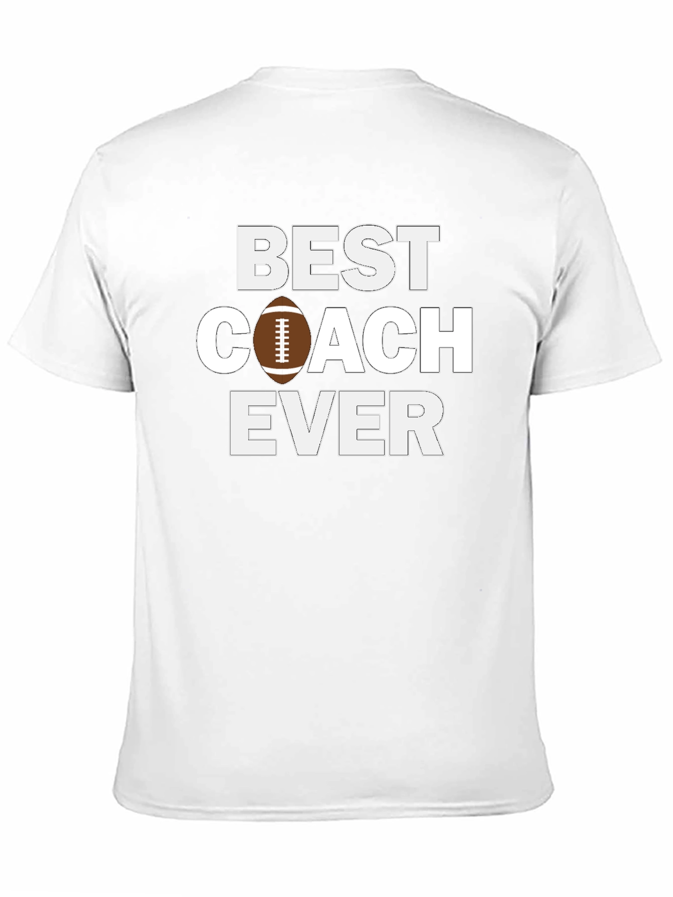 Best Coach Ever Football T-Shirt