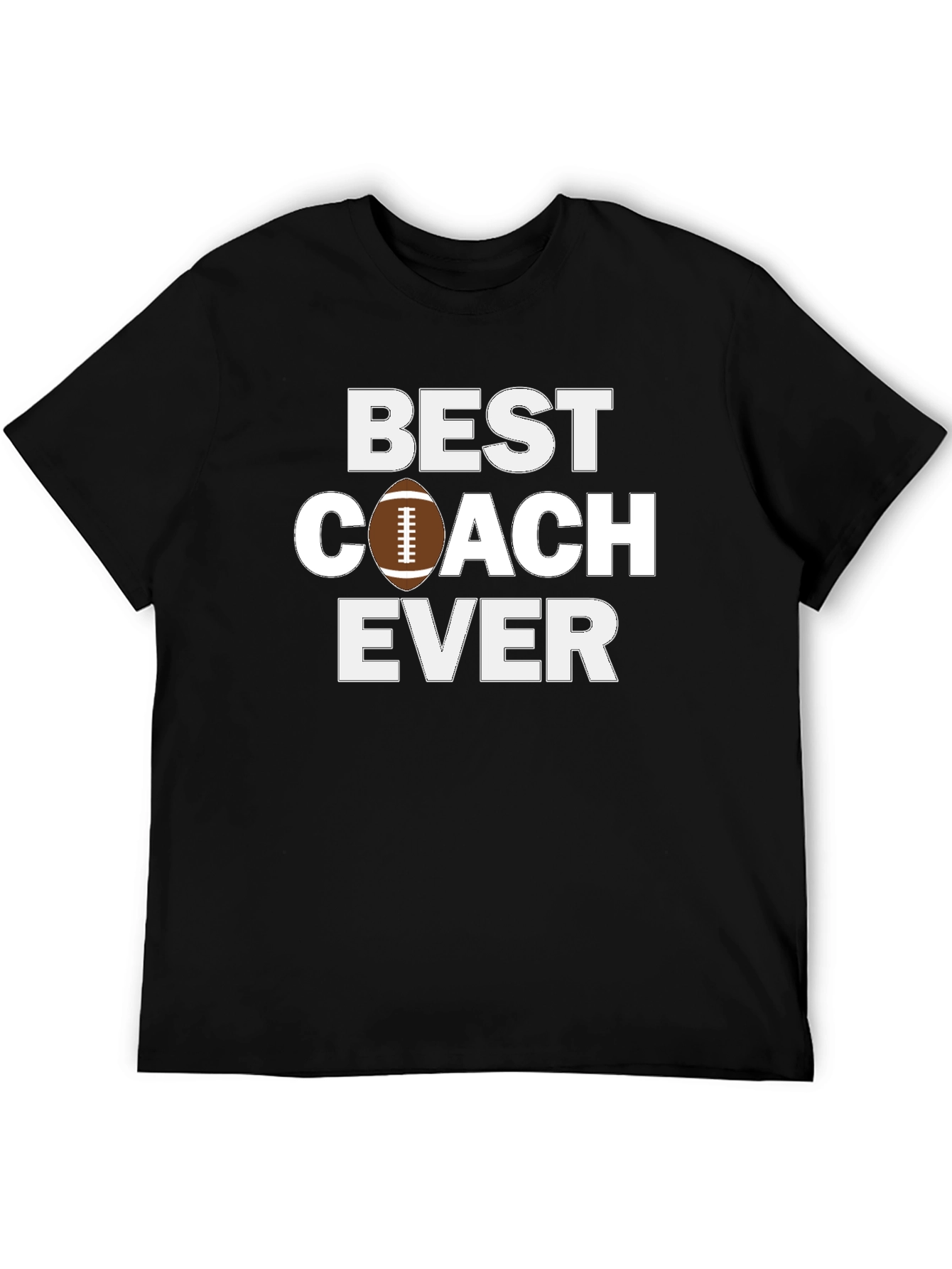 Best Coach Ever Football T-Shirt