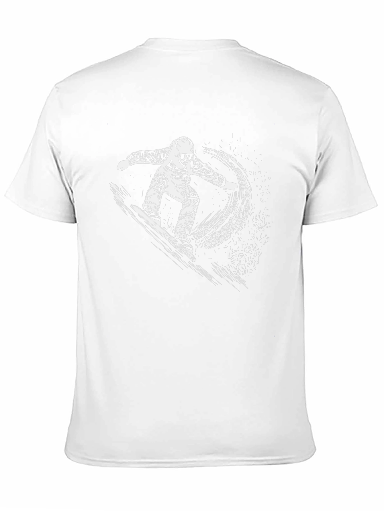 Snowboarder Graphic Tee - Black T-Shirt