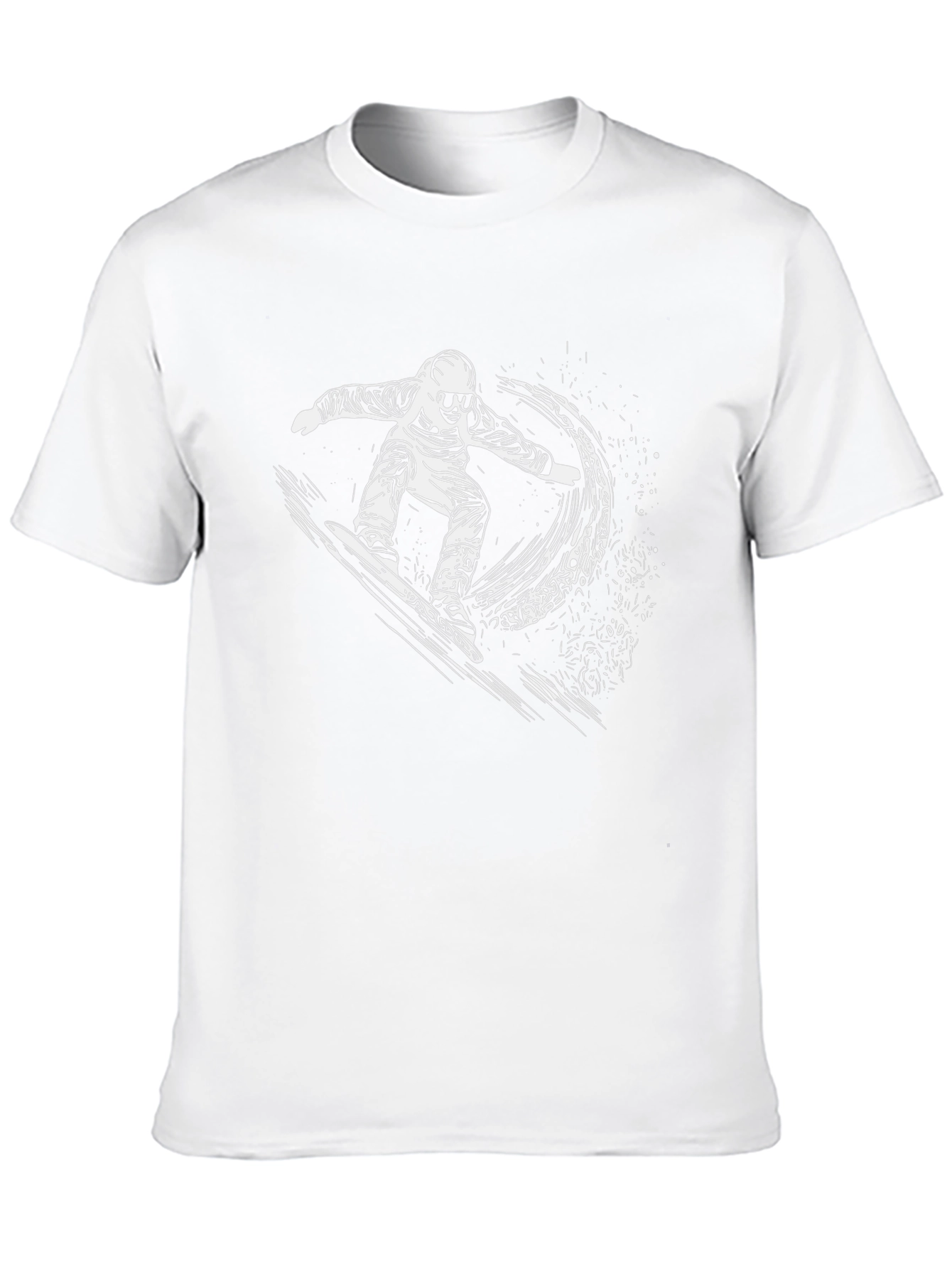 Snowboarder Graphic Tee - Black T-Shirt