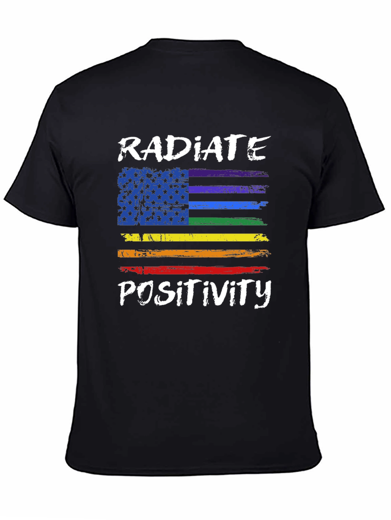 Radiate Positivity Pride Flag T-Shirt