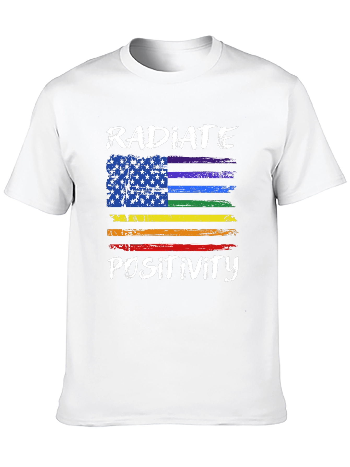 Radiate Positivity Pride Flag T-Shirt