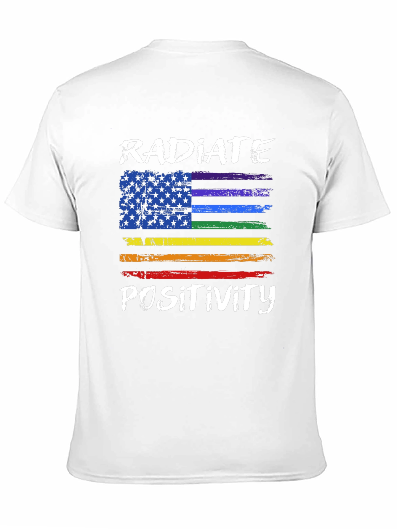 Radiate Positivity Pride Flag T-Shirt