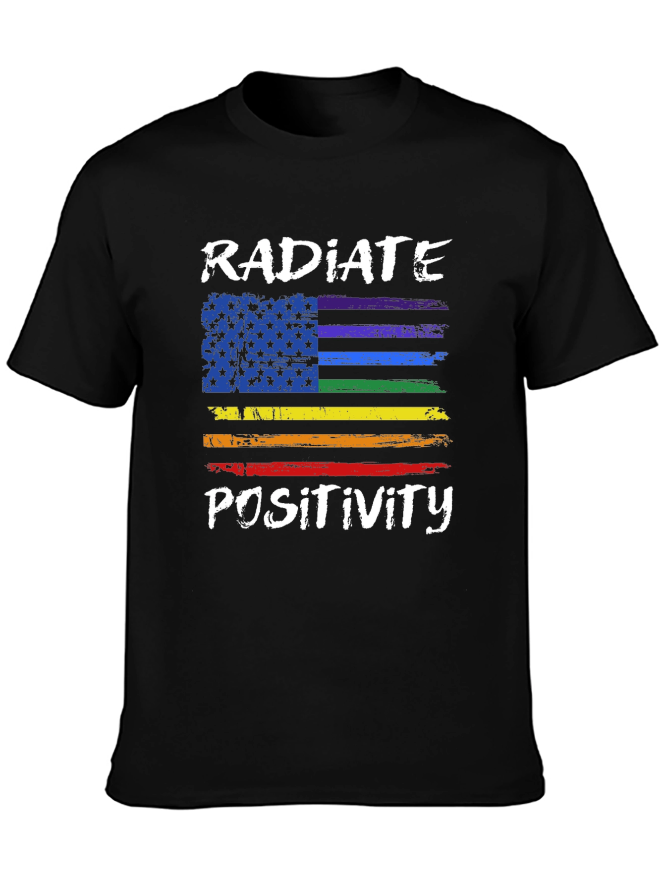 Radiate Positivity Pride Flag T-Shirt
