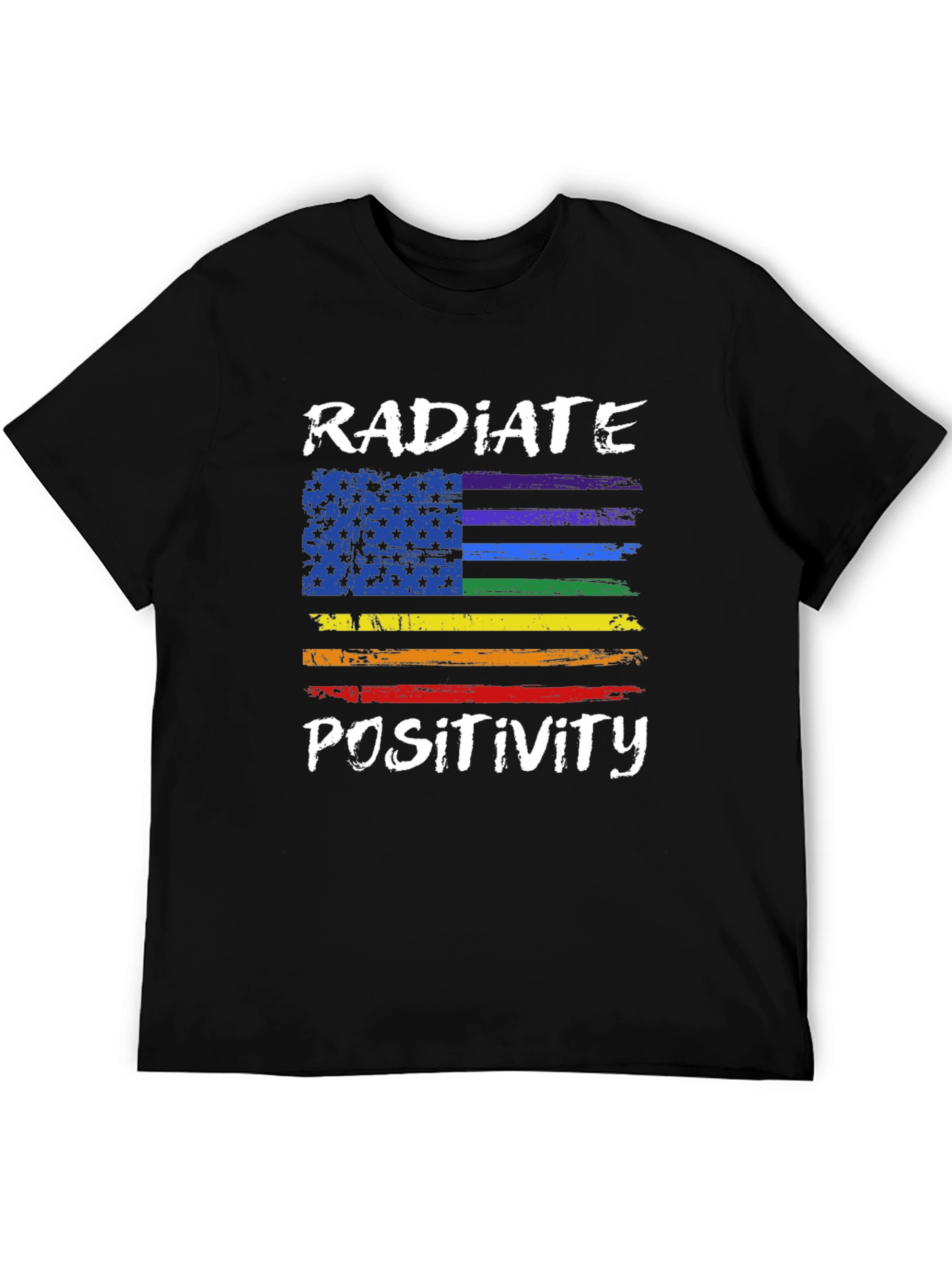 Radiate Positivity Pride Flag T-Shirt