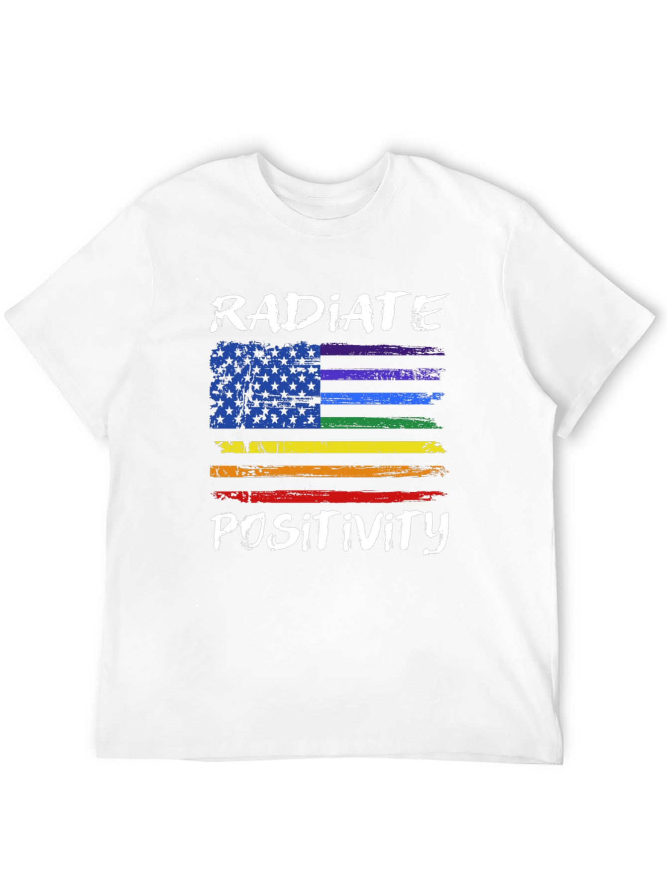 Radiate Positivity Pride Flag T-Shirt
