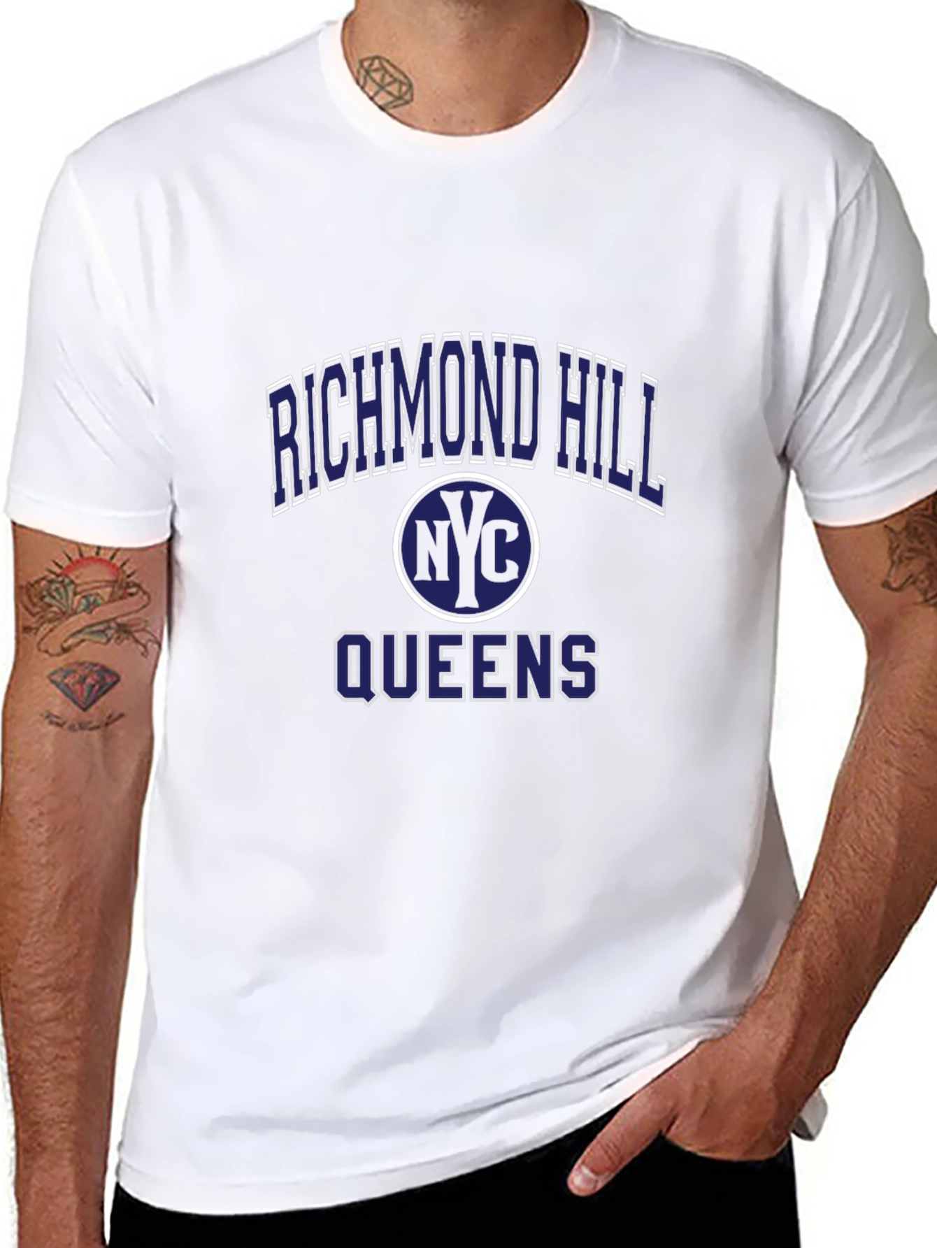 Richmond Hill NYC Queens Black T-Shirt