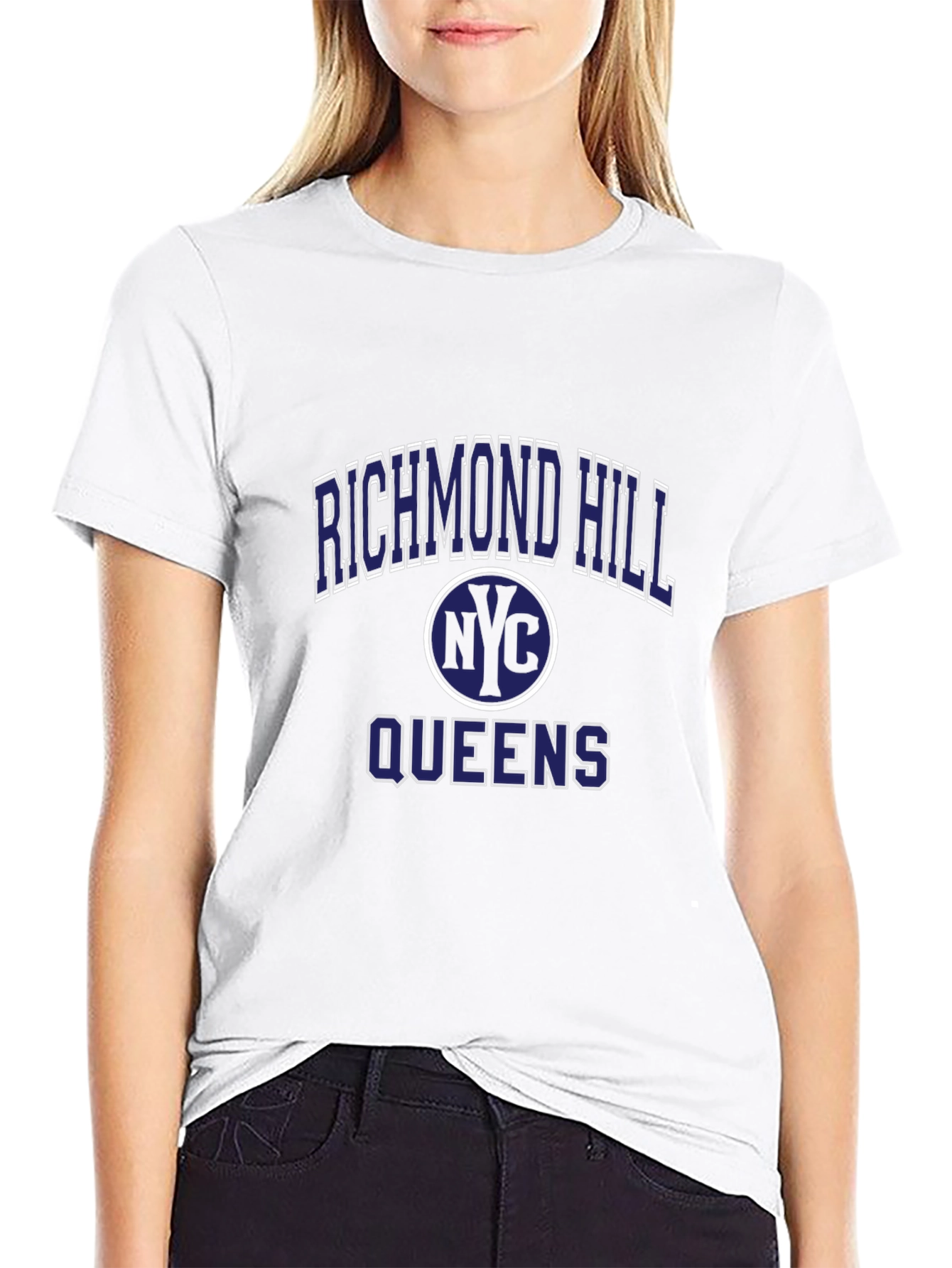 Richmond Hill NYC Queens Black T-Shirt