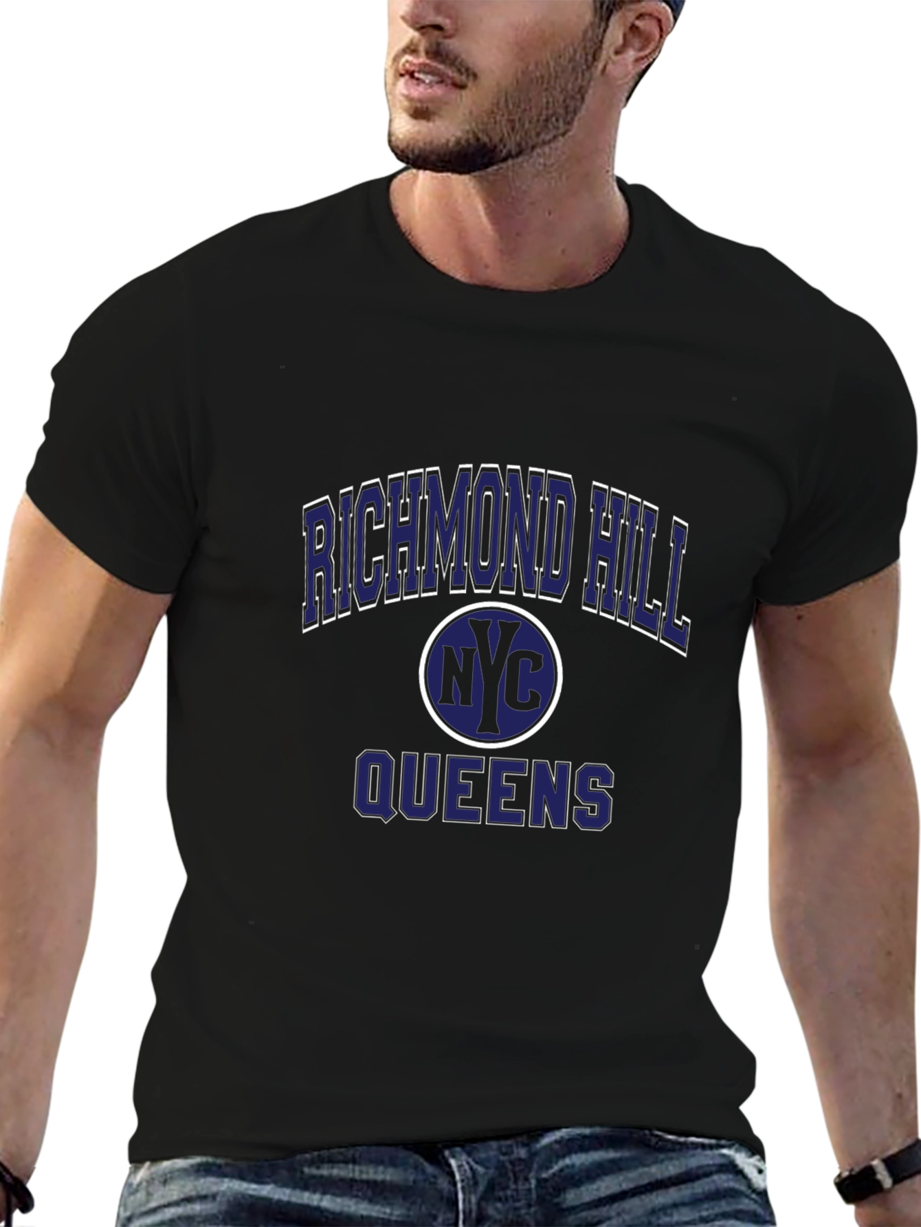 Richmond Hill NYC Queens Black T-Shirt