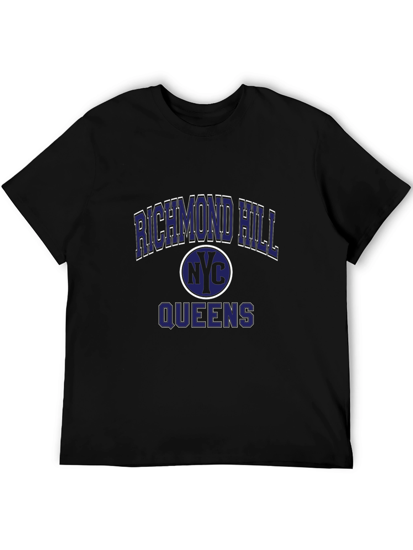 Richmond Hill NYC Queens Black T-Shirt