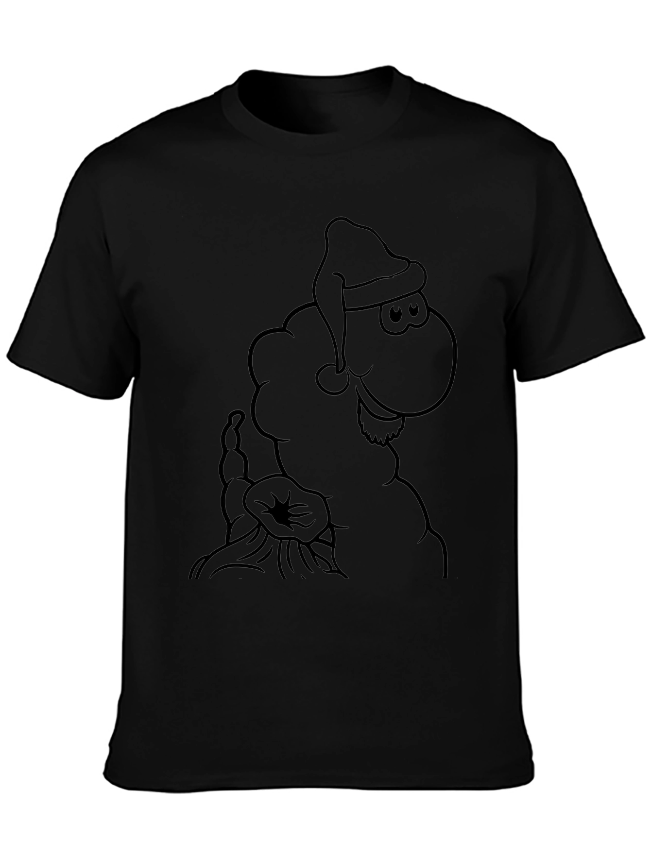 Santa Sheep Graphic T-Shirt