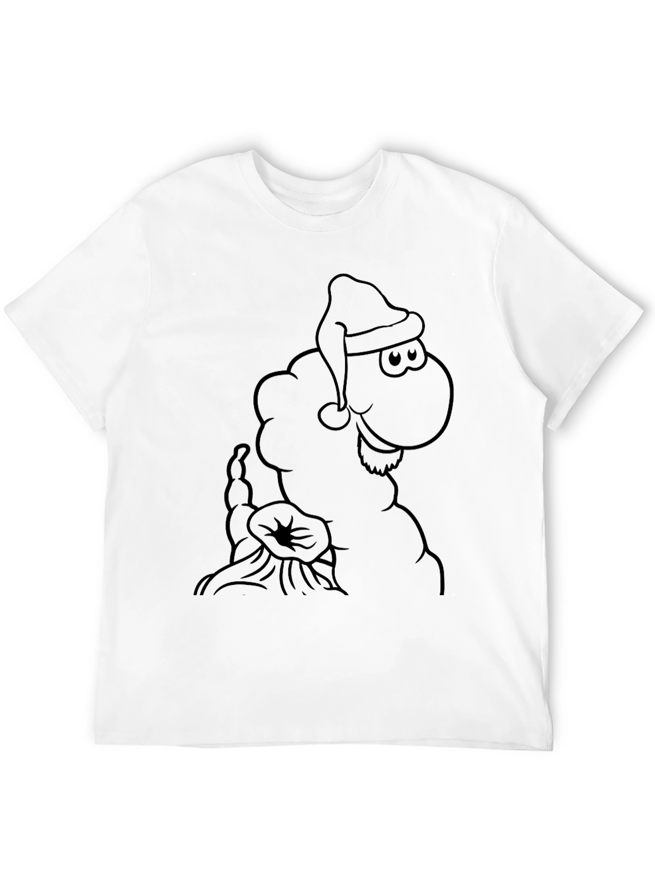 Santa Sheep Graphic T-Shirt