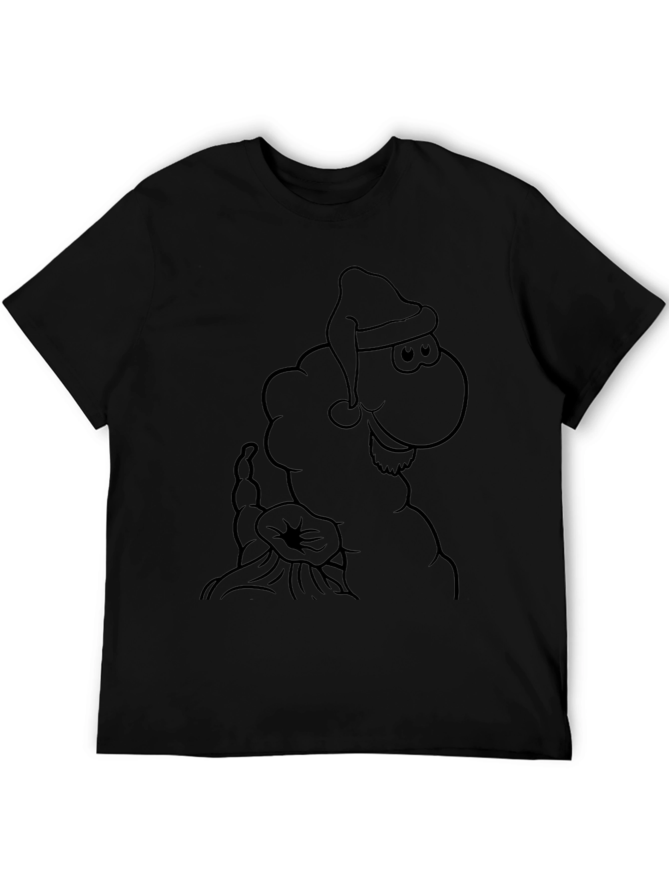 Santa Sheep Graphic T-Shirt