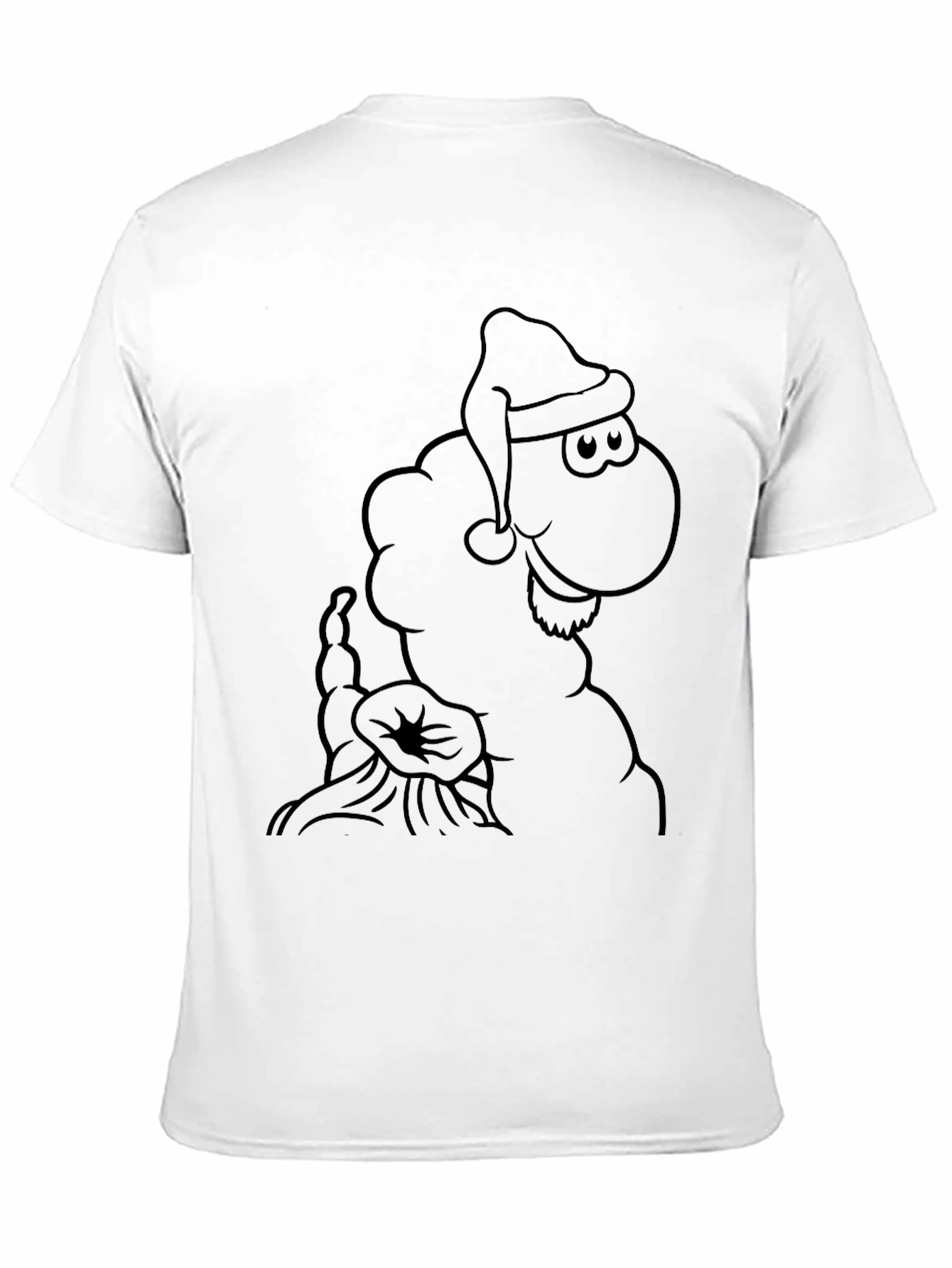 Santa Sheep Graphic T-Shirt
