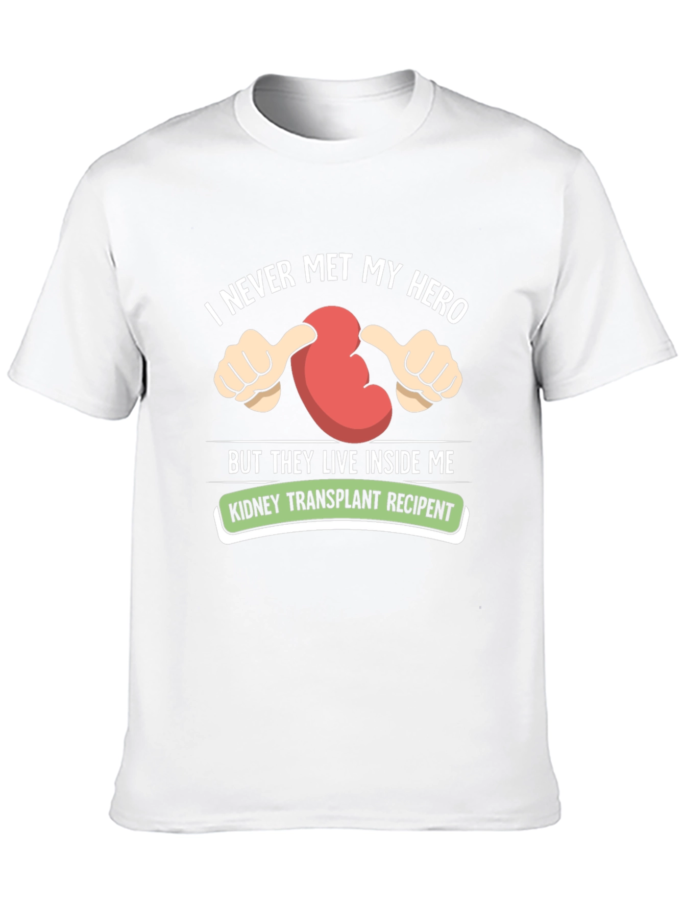 Kidney Transplant Recipient Hero Graphic T-Shirt