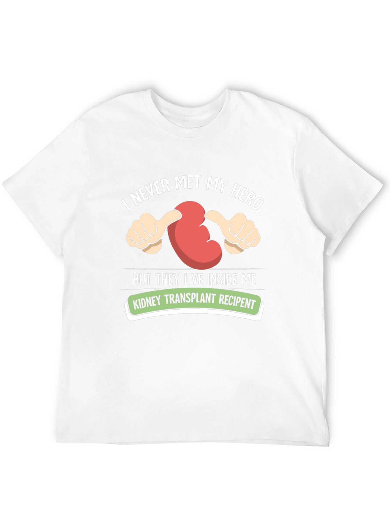 Kidney Transplant Recipient Hero Graphic T-Shirt