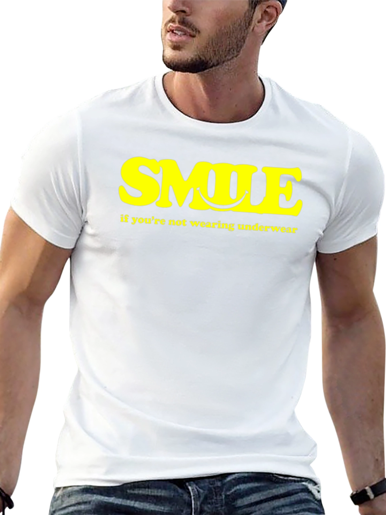 Smile Underwear Humor Tee