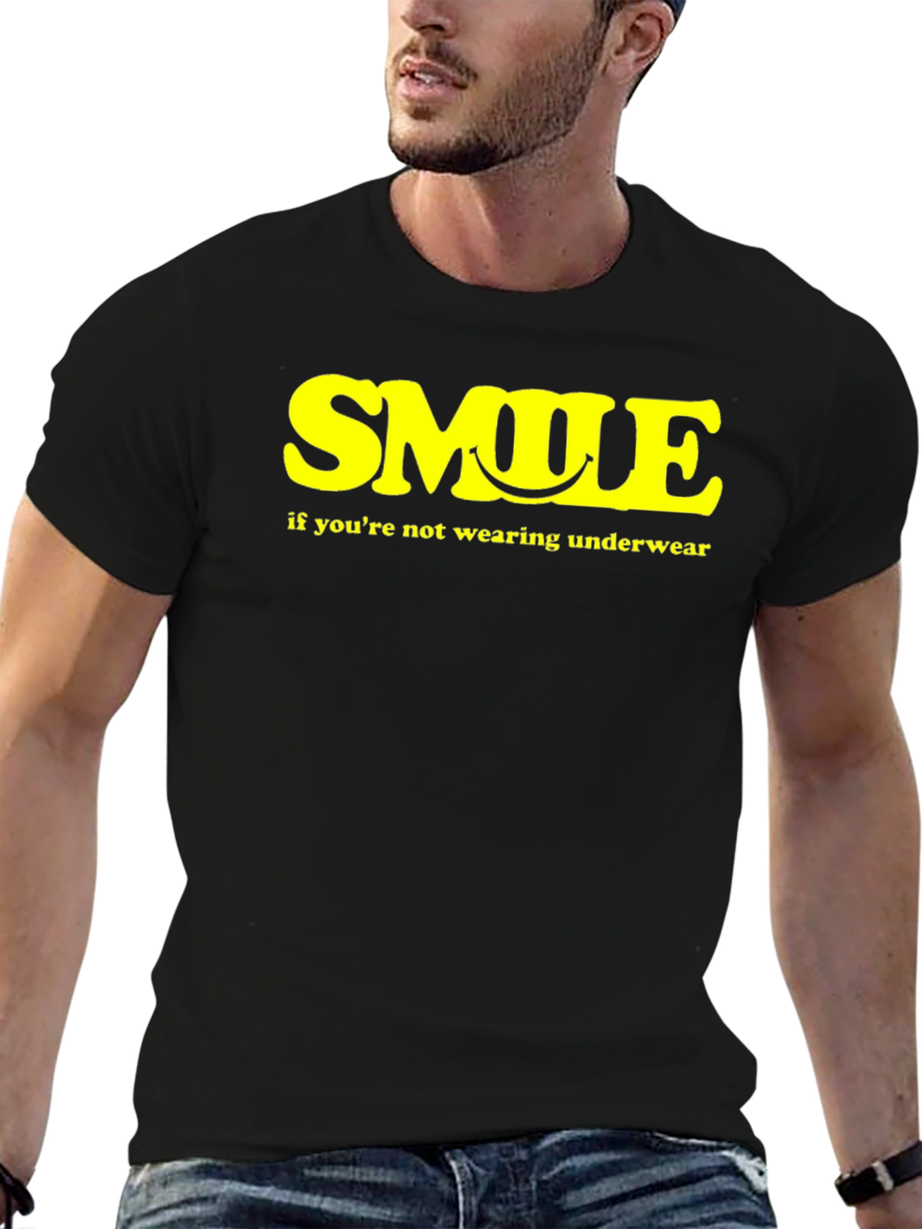 Smile Underwear Humor Tee
