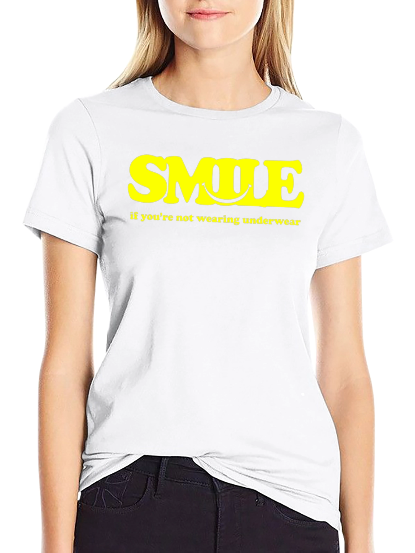 Smile Underwear Humor Tee