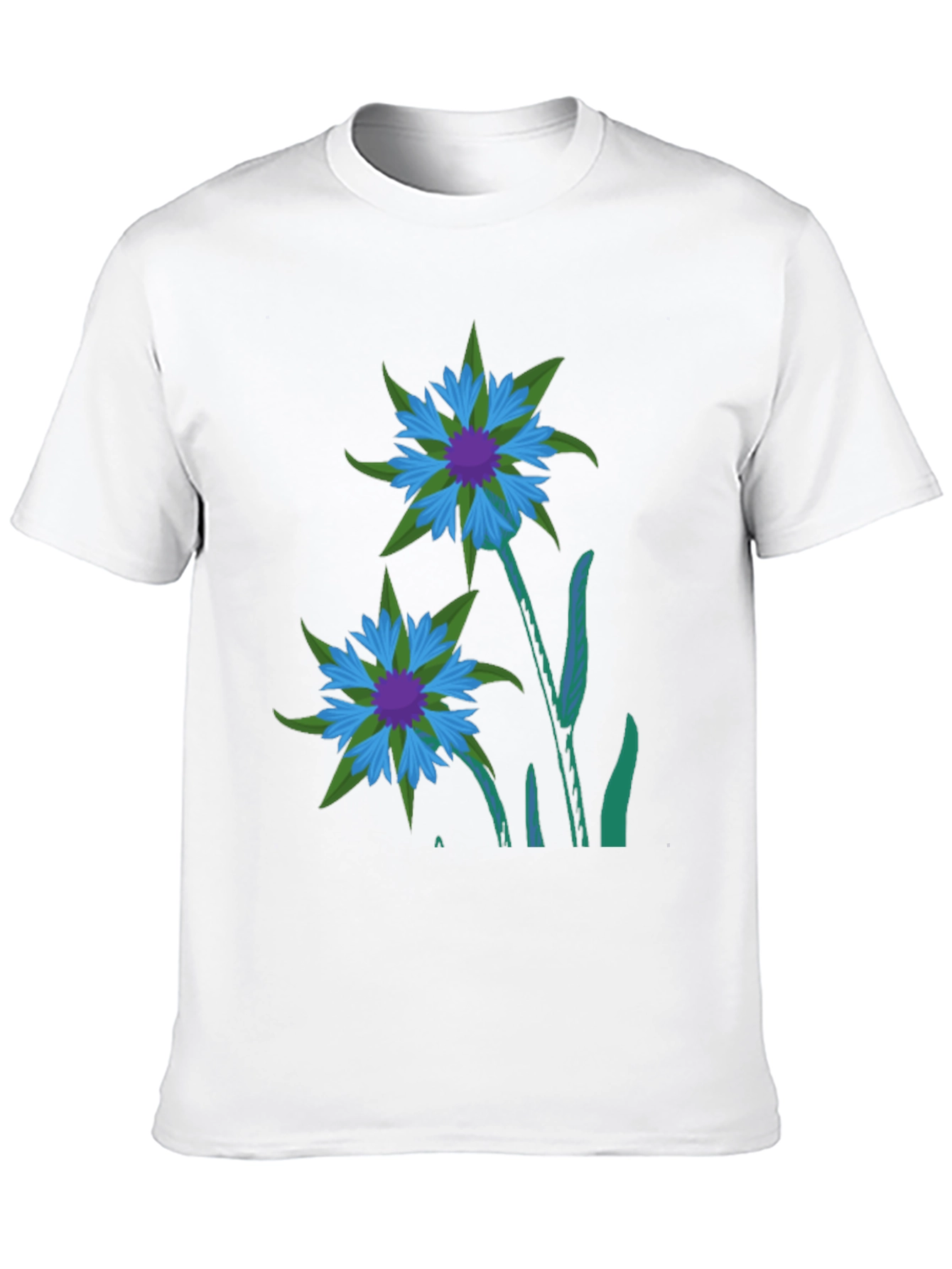 Floral Graphic T-Shirt - Black