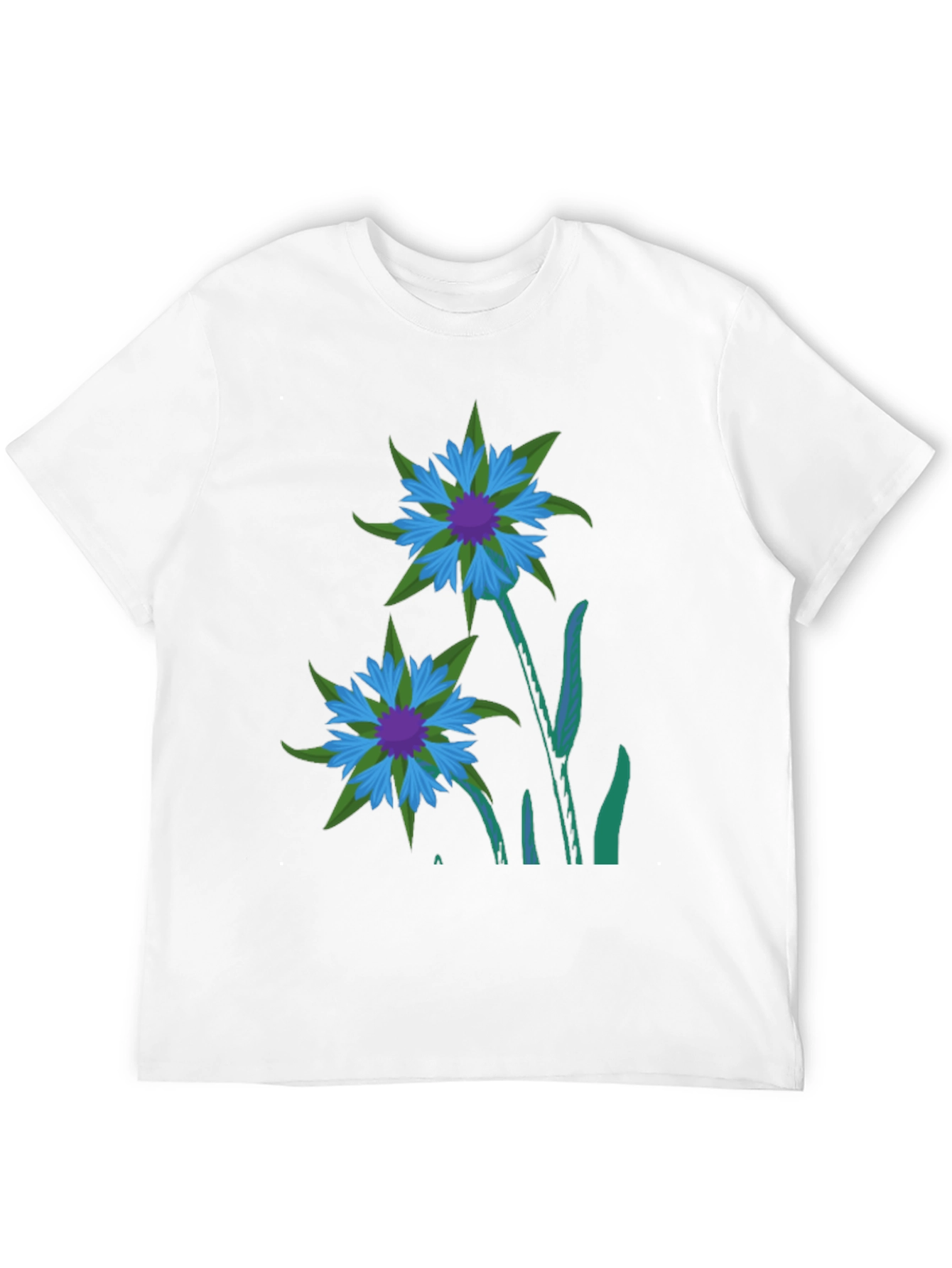 Floral Graphic T-Shirt - Black