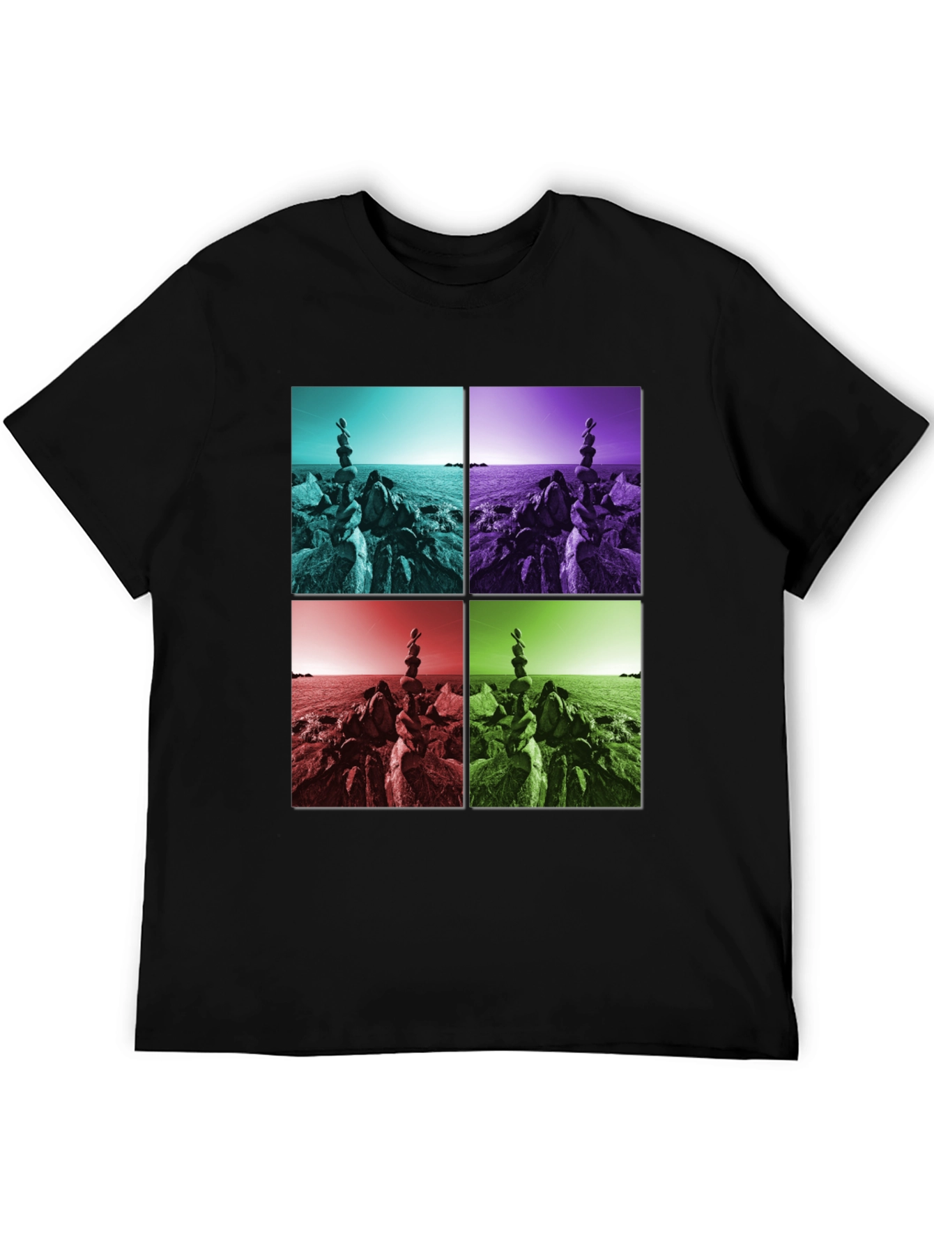 Abstract Stacked Rocks T-Shirt