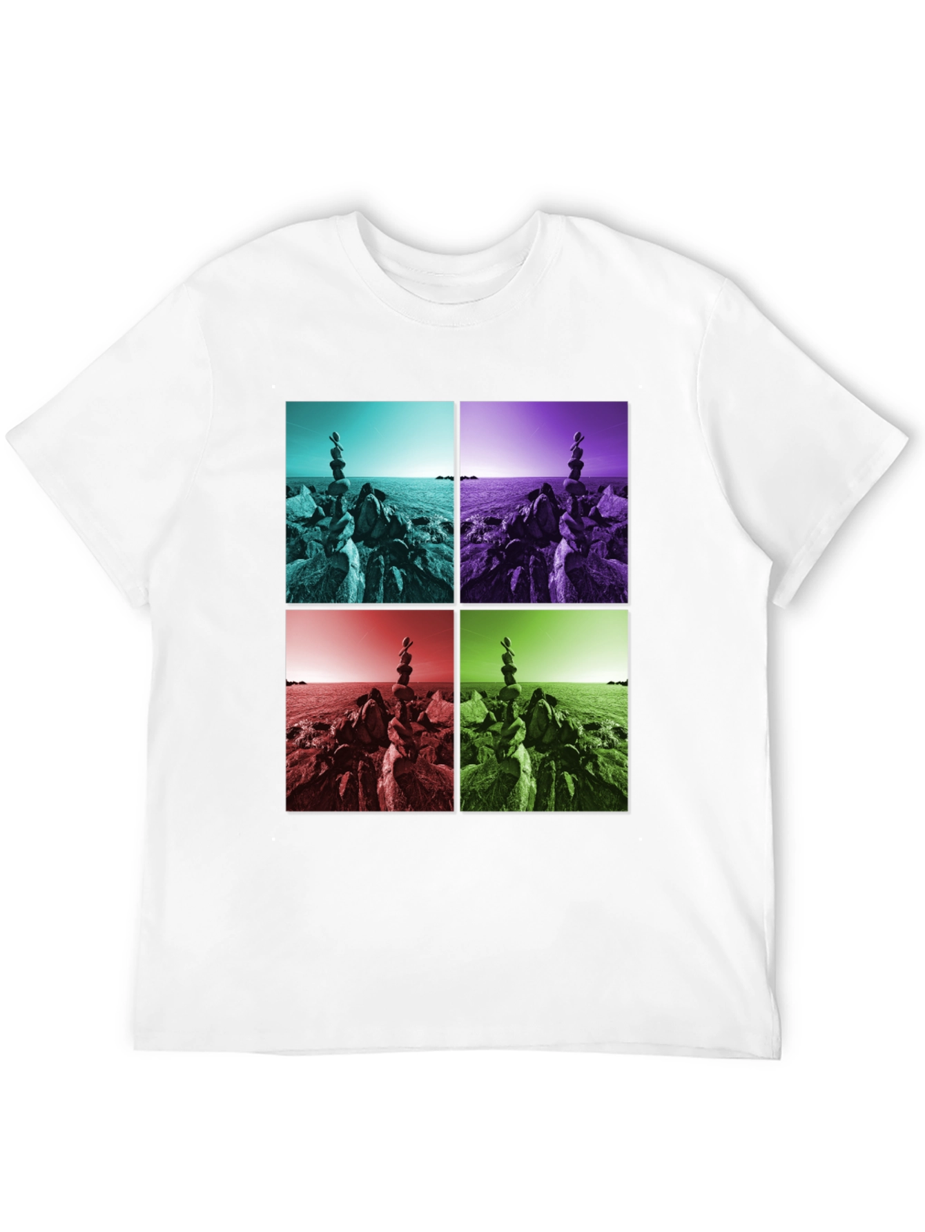 Abstract Stacked Rocks T-Shirt