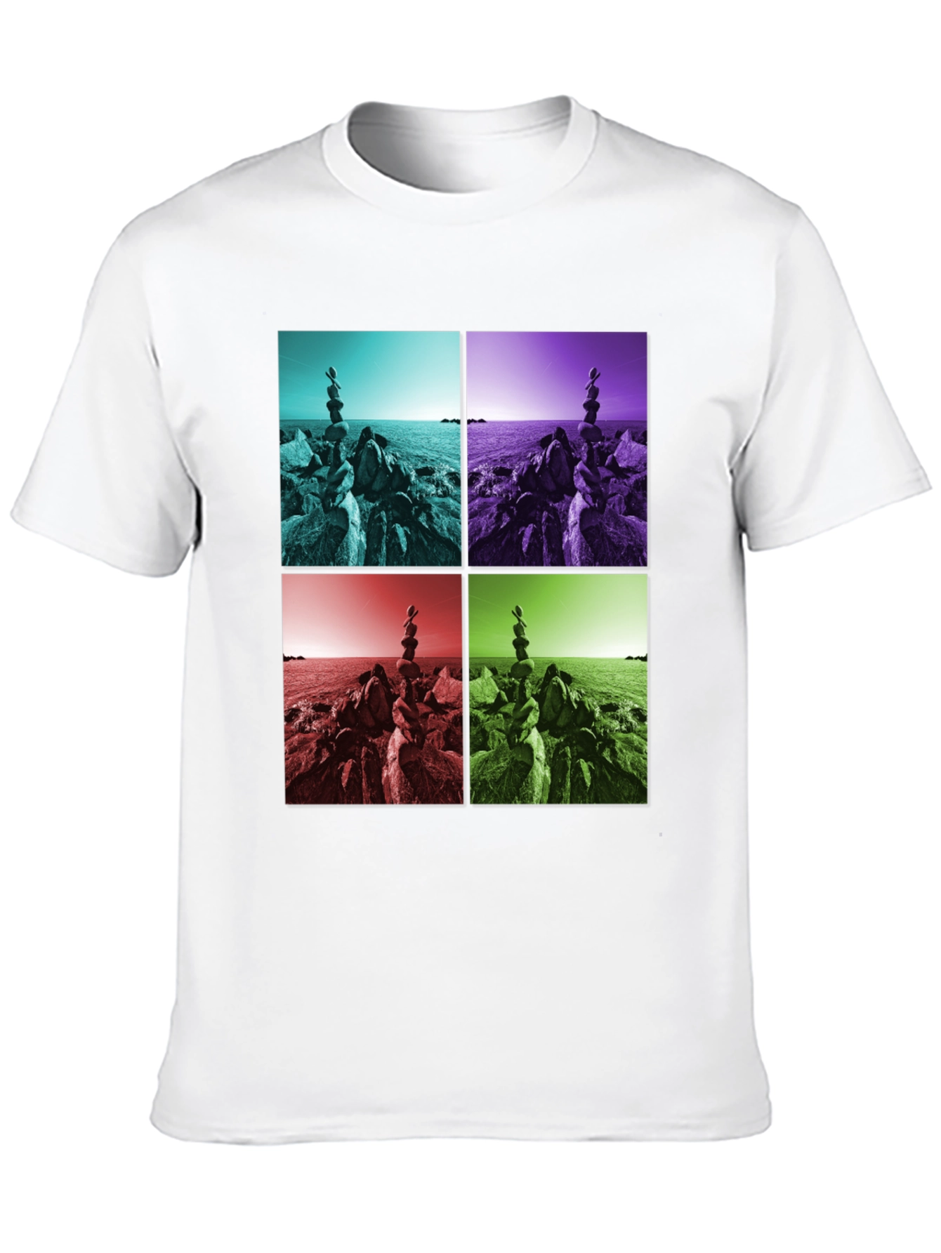 Abstract Stacked Rocks T-Shirt