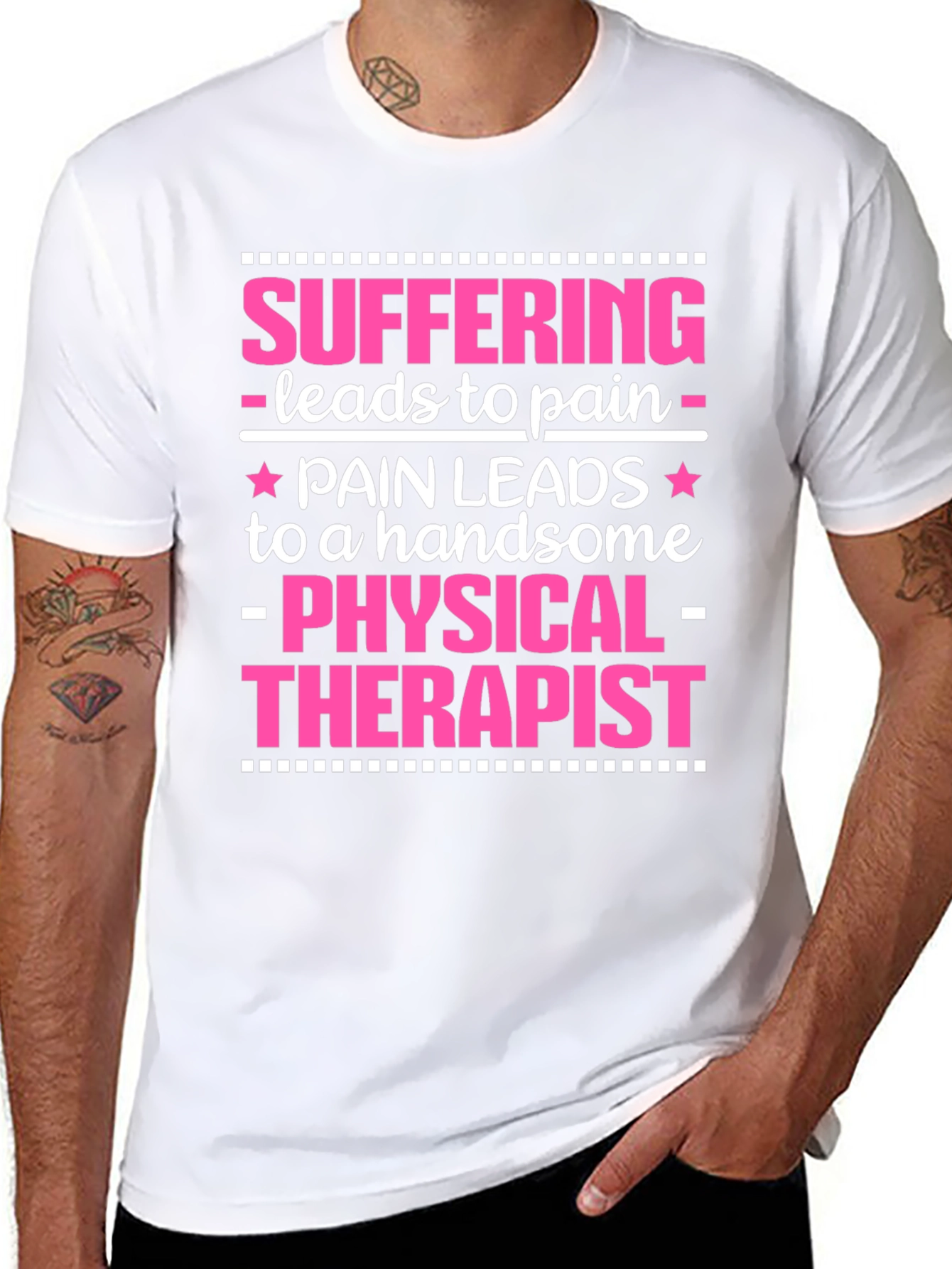 Handsome Physical Therapist Graphic T-Shirt