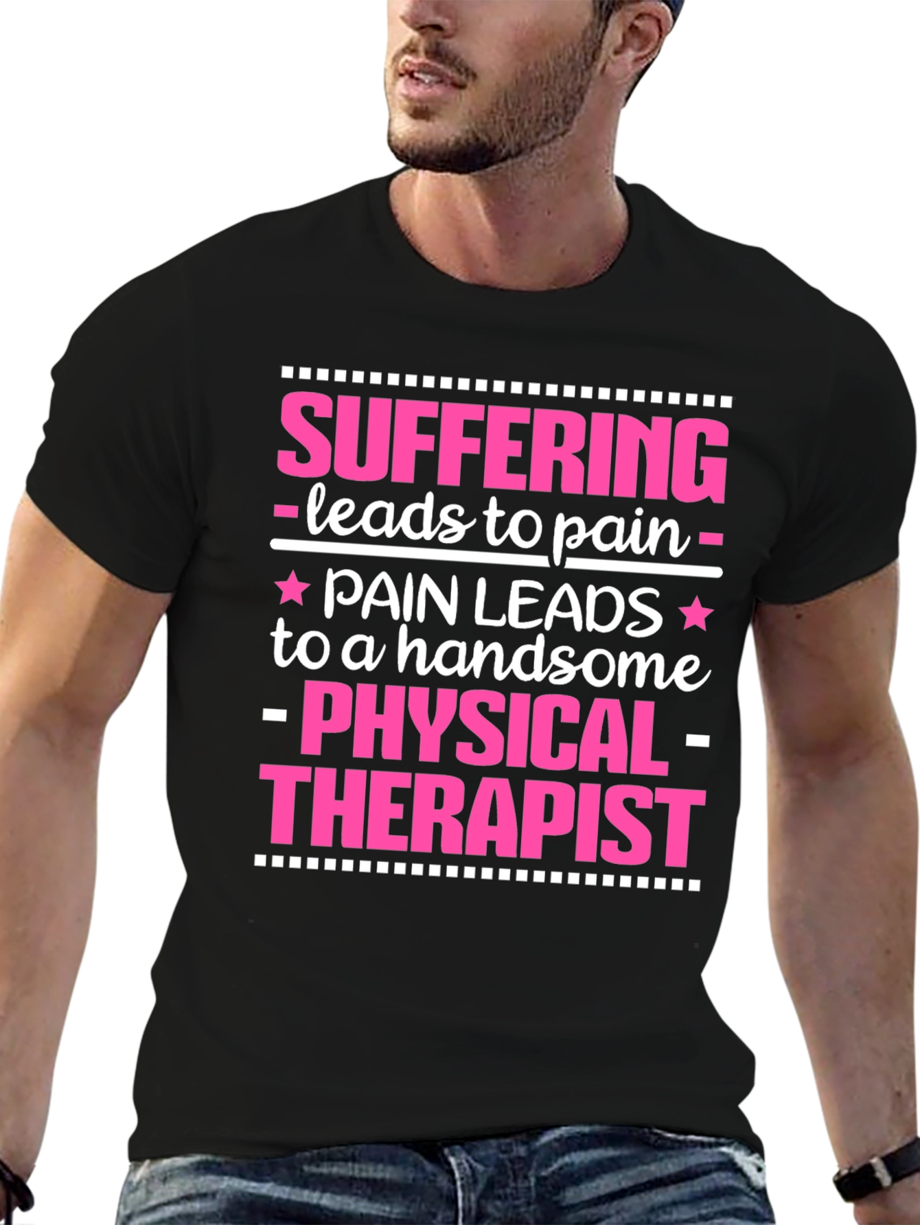 Handsome Physical Therapist Graphic T-Shirt