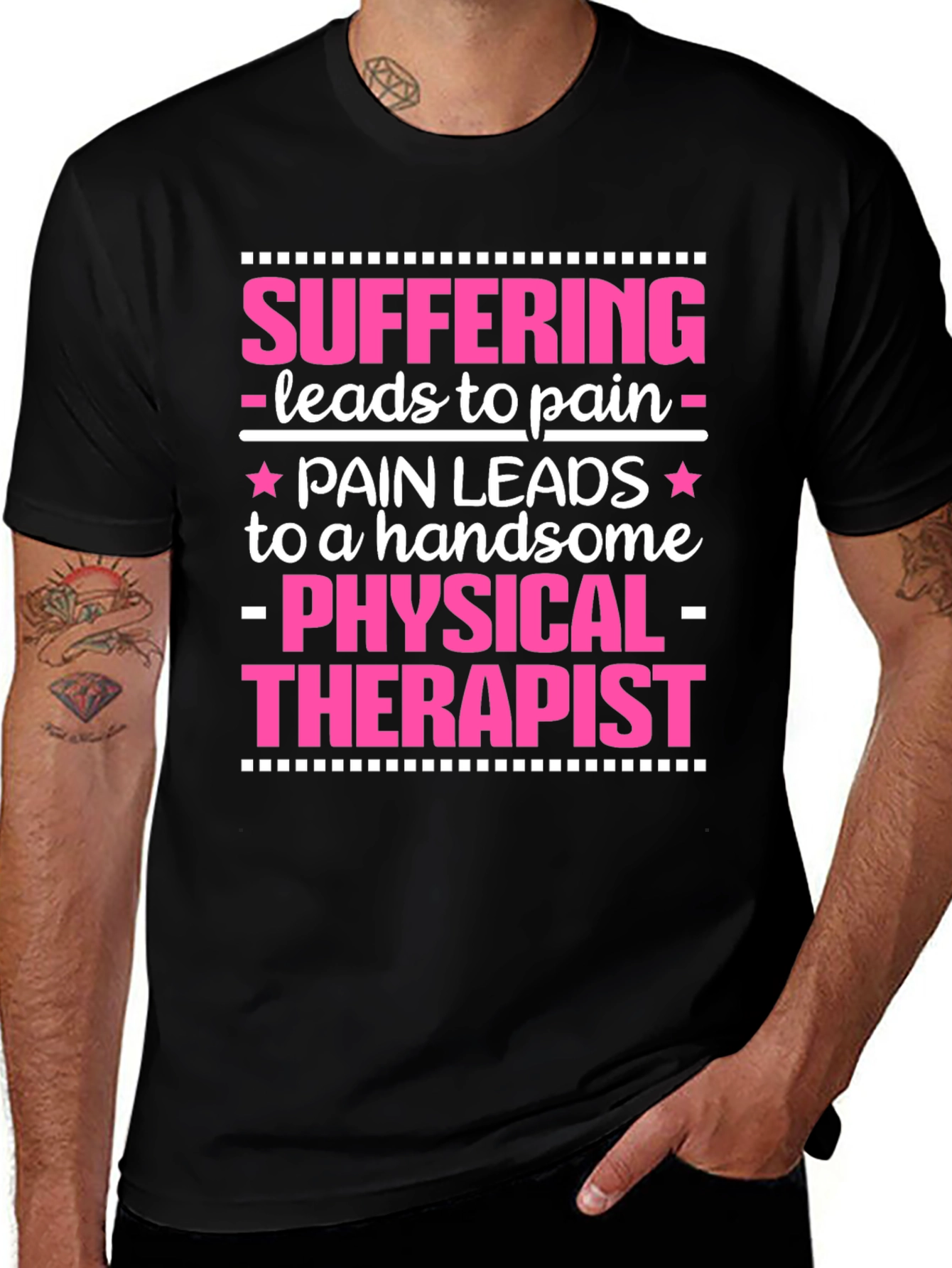 Handsome Physical Therapist Graphic T-Shirt