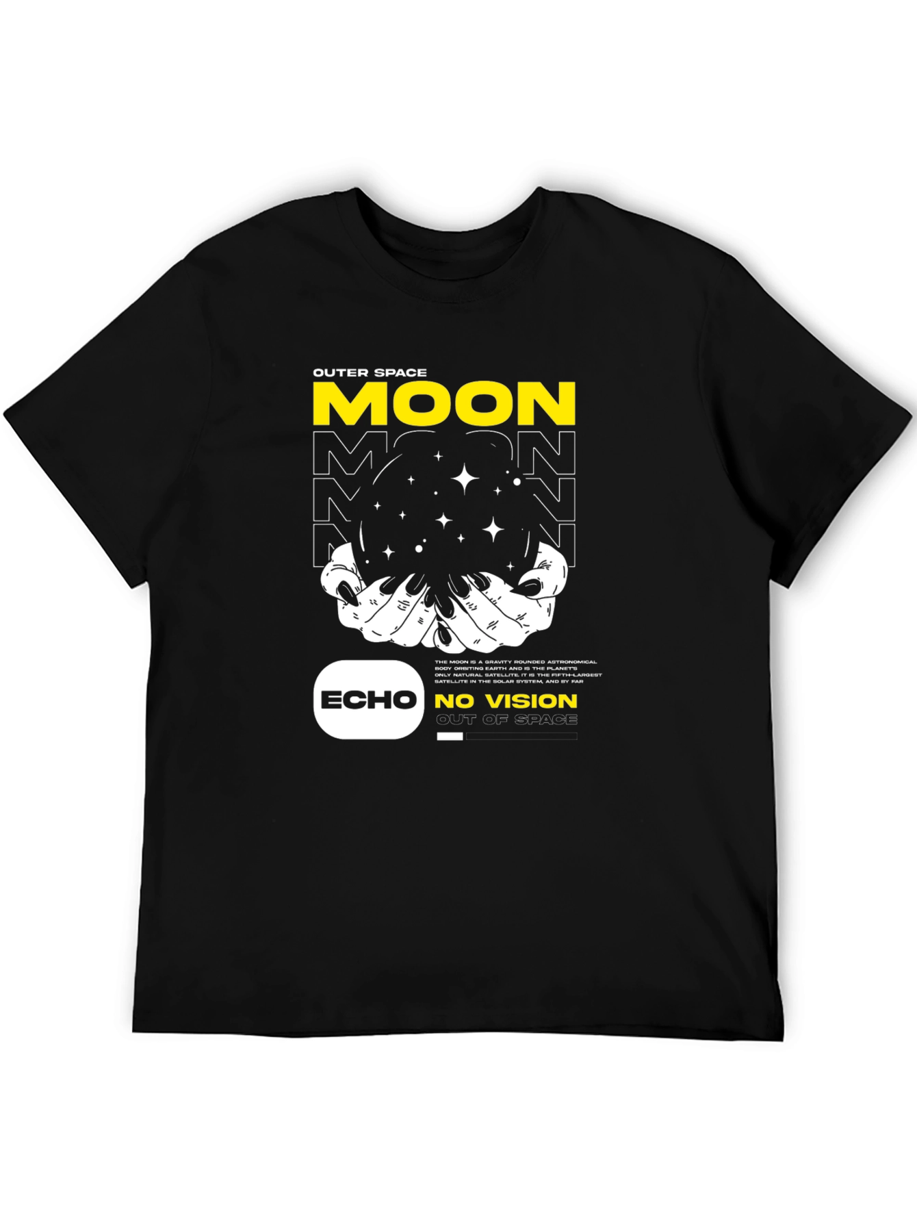 Outer Space Moon Graphic Tee
