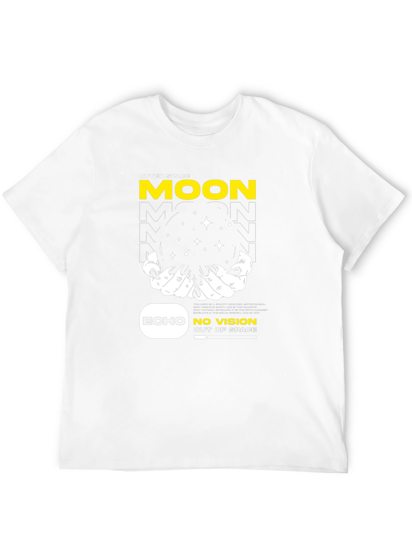 Outer Space Moon Graphic Tee