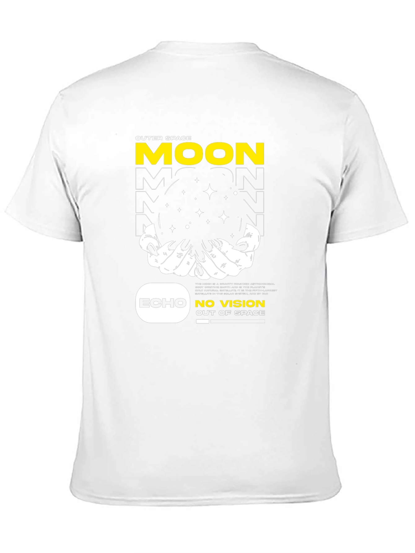 Outer Space Moon Graphic Tee