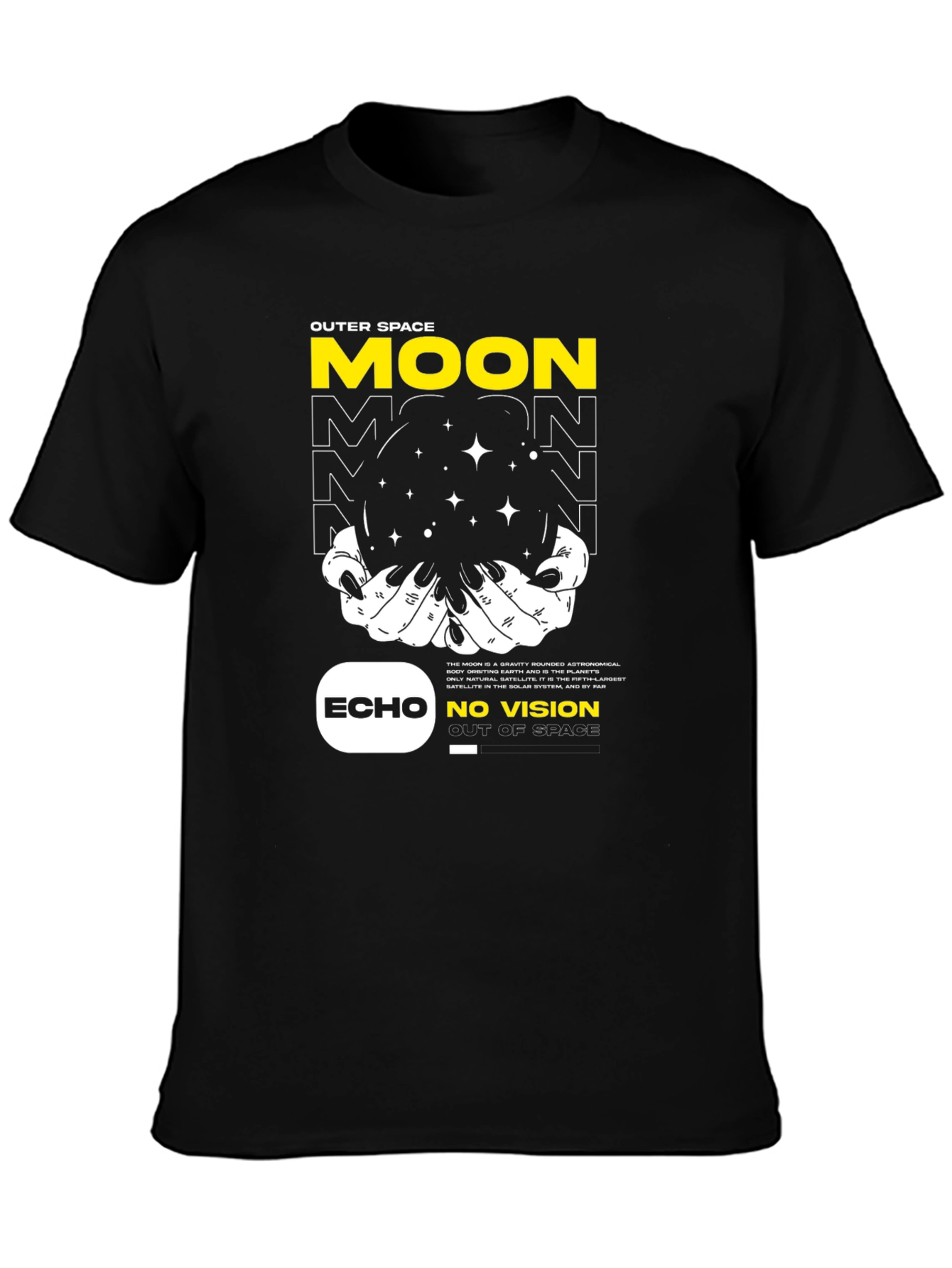 Outer Space Moon Graphic Tee