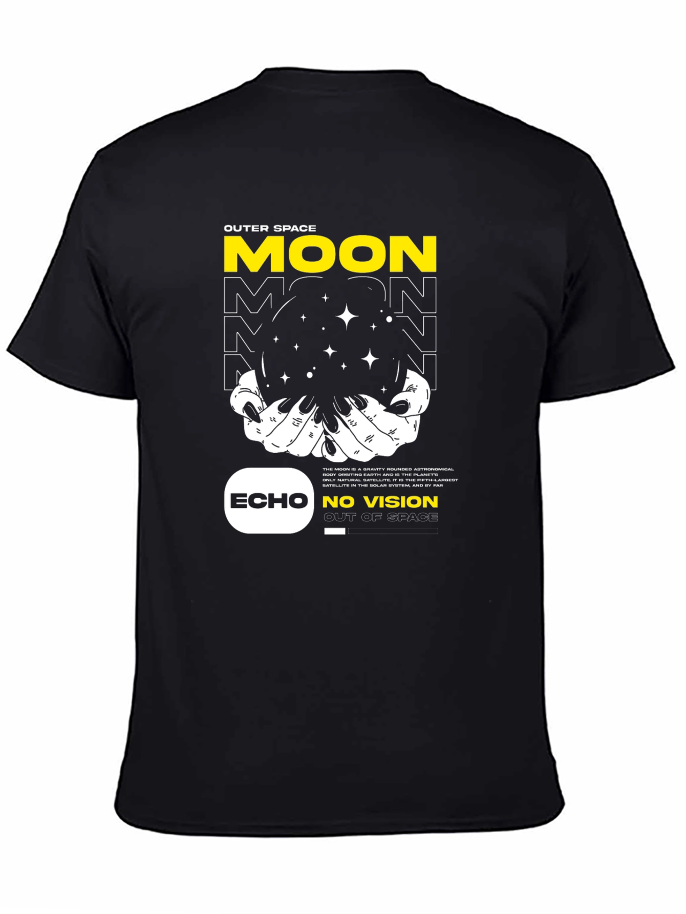 Outer Space Moon Graphic Tee
