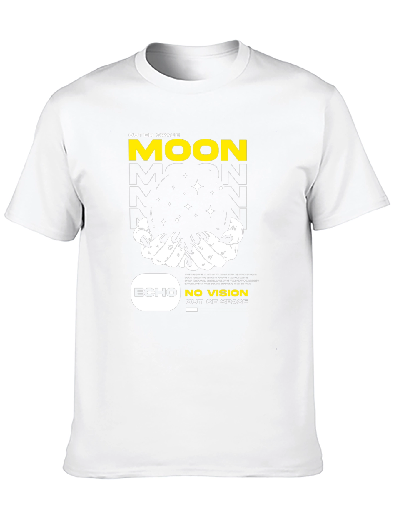 Outer Space Moon Graphic Tee