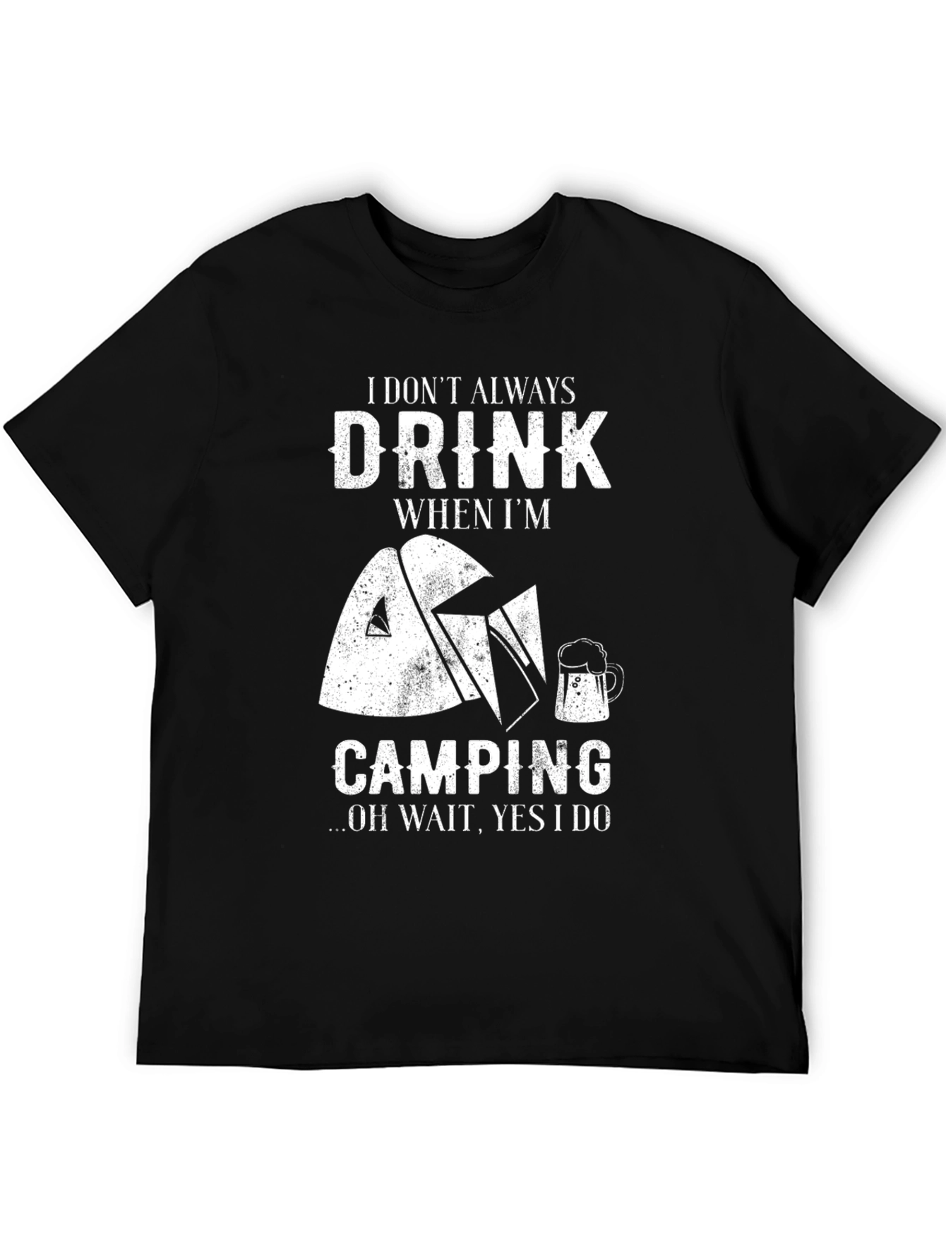 Drink When Camping Graphic Tee