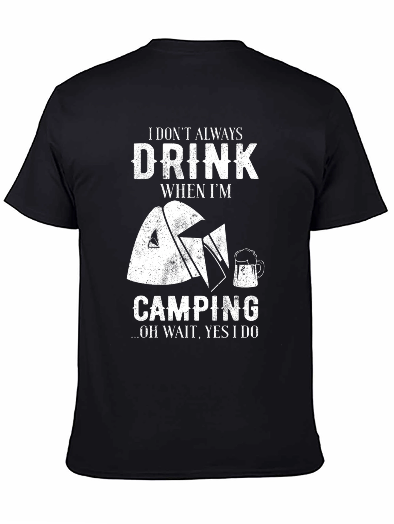 Drink When Camping Graphic Tee