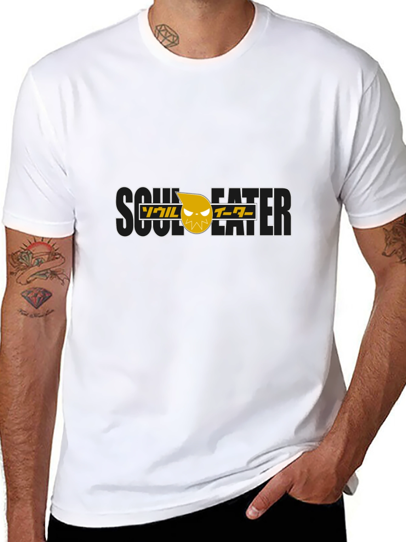 Soul Eater Anime Black T-Shirt - Stylish Graphic Tee