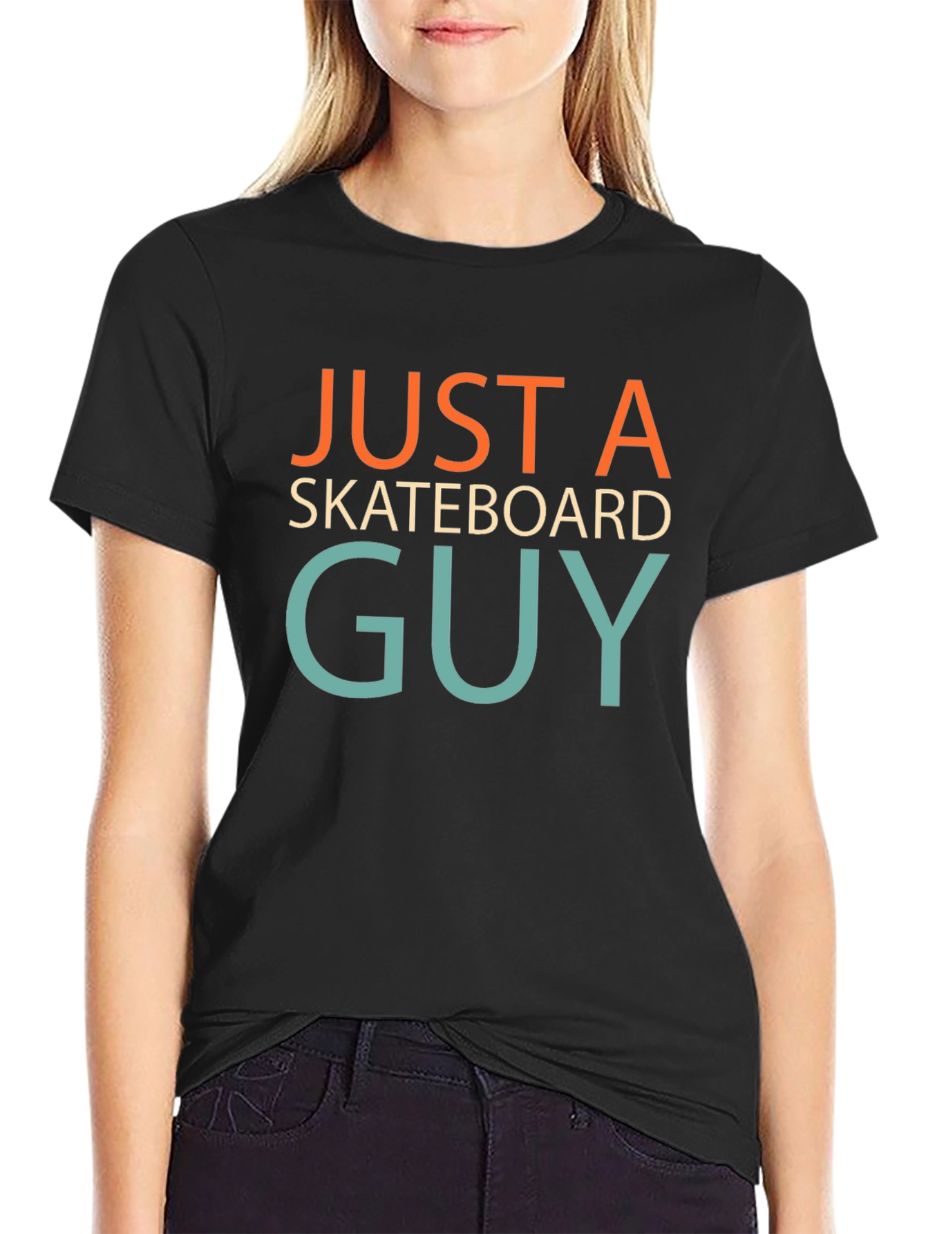 Just A Skateboard Guy Tee - Stylish Graphic T-Shirt