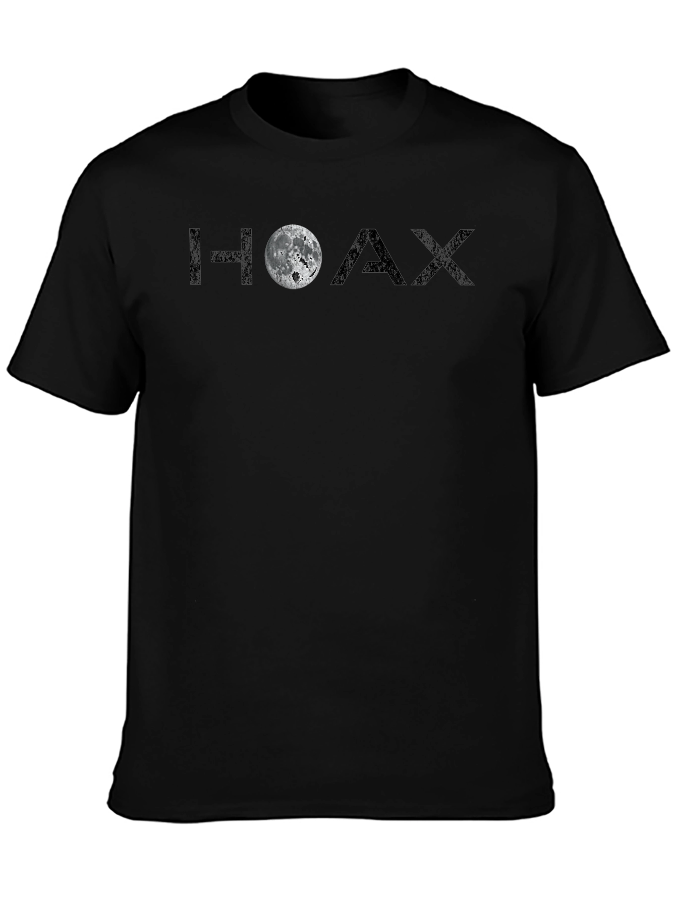 Moon Hoax Graphic T-Shirt - Conspiracy Theory Tee