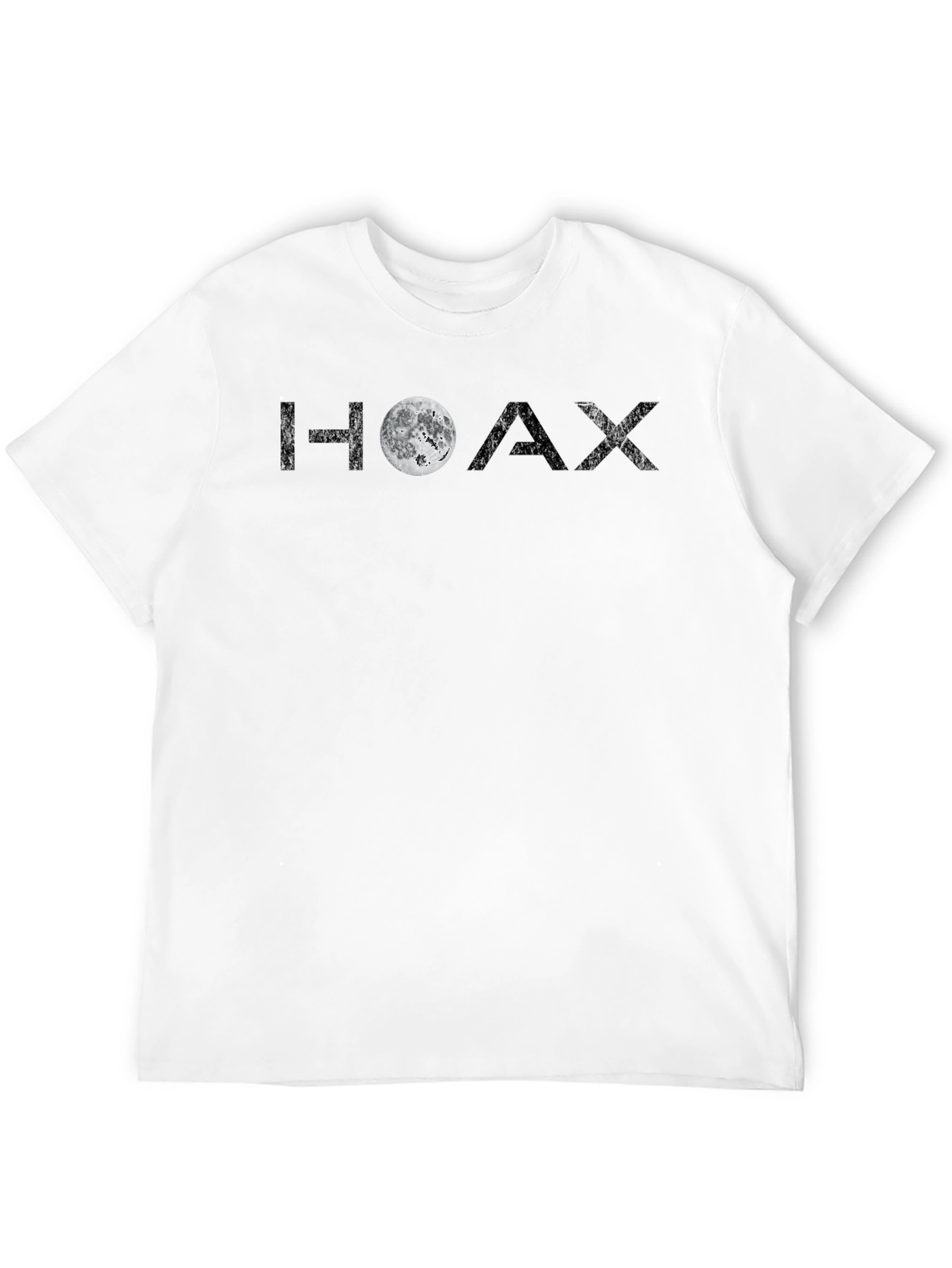 Moon Hoax Graphic T-Shirt - Conspiracy Theory Tee