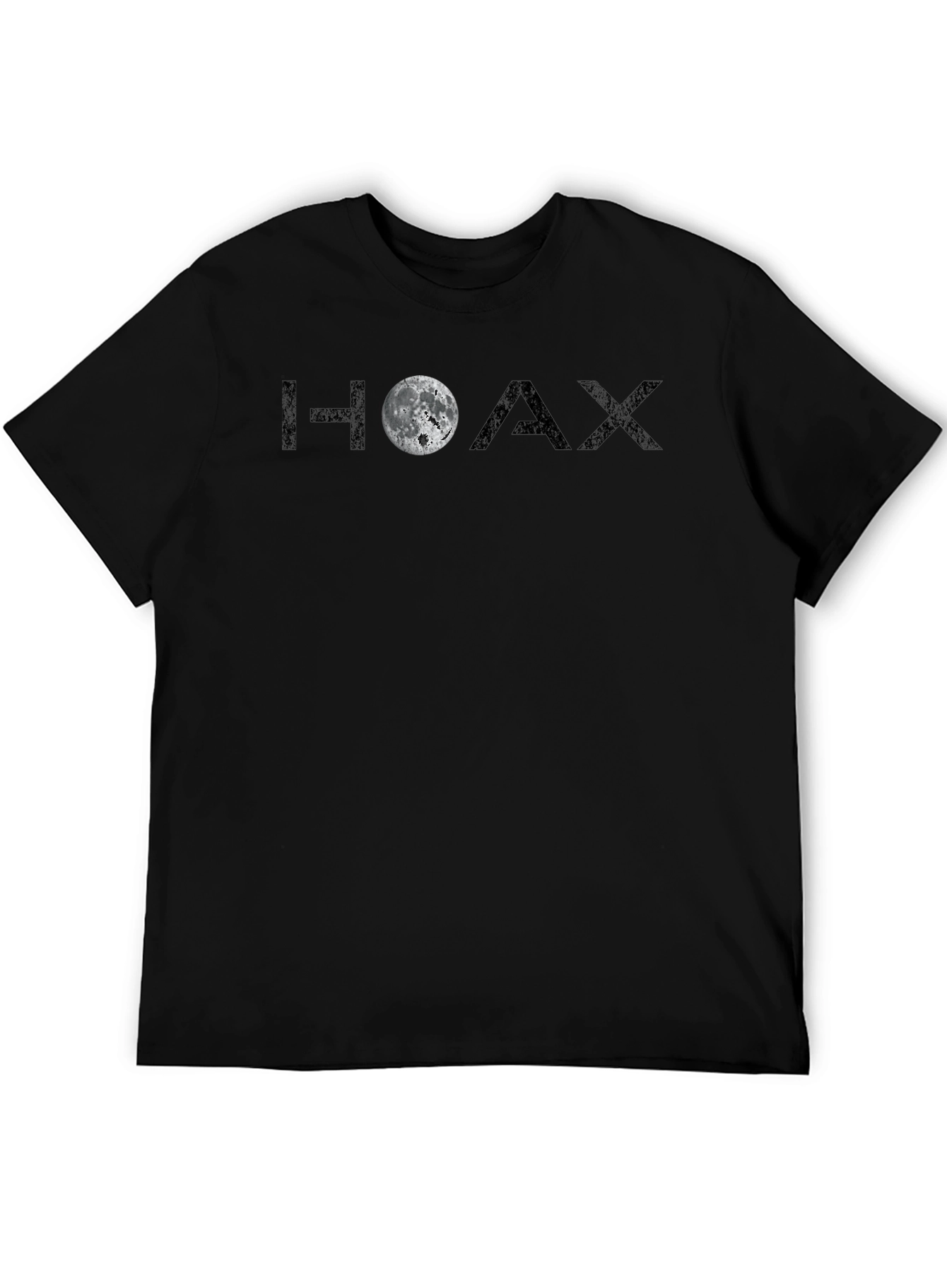 Moon Hoax Graphic T-Shirt - Conspiracy Theory Tee