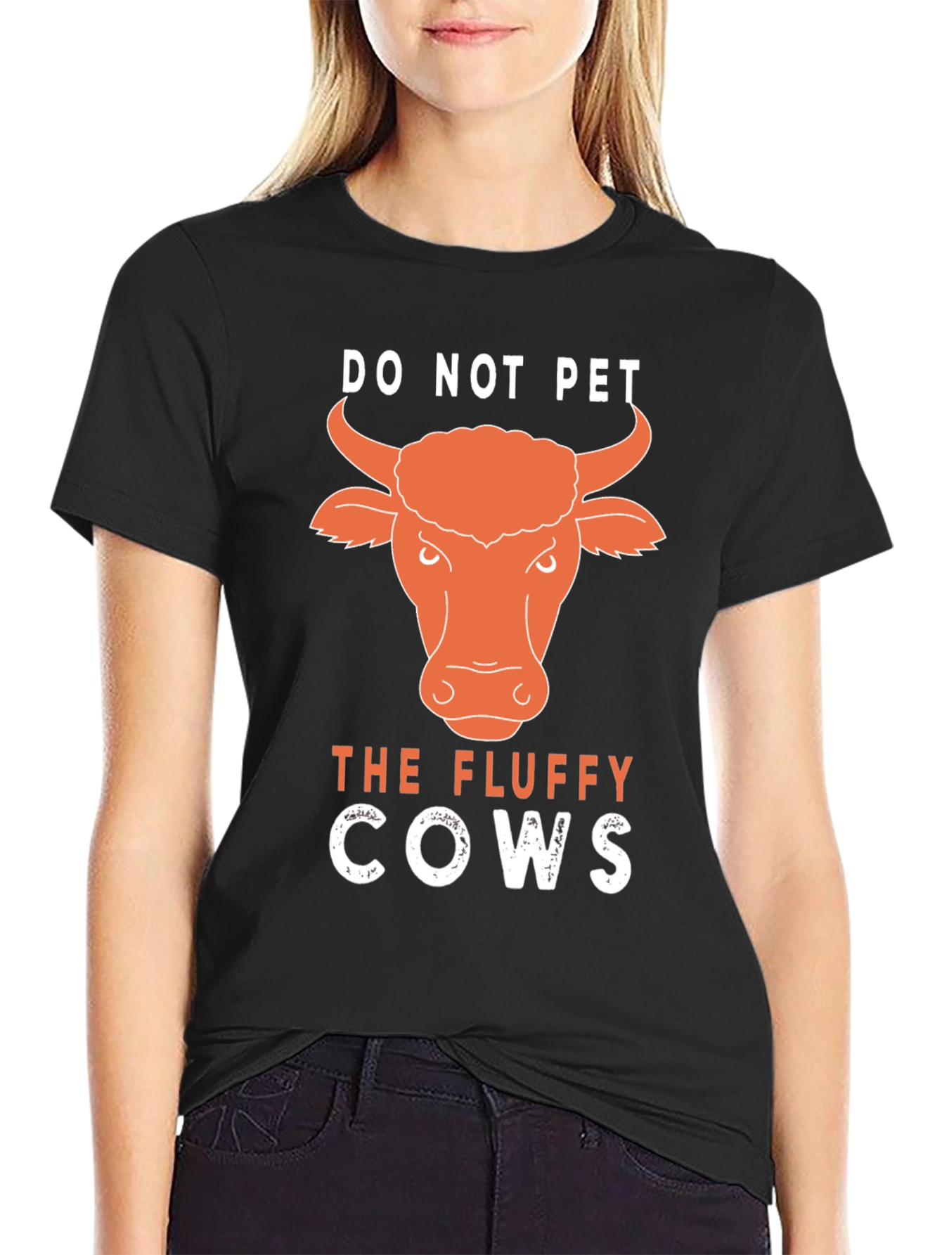 Do Not Pet the Fluffy Cows Graphic Tee